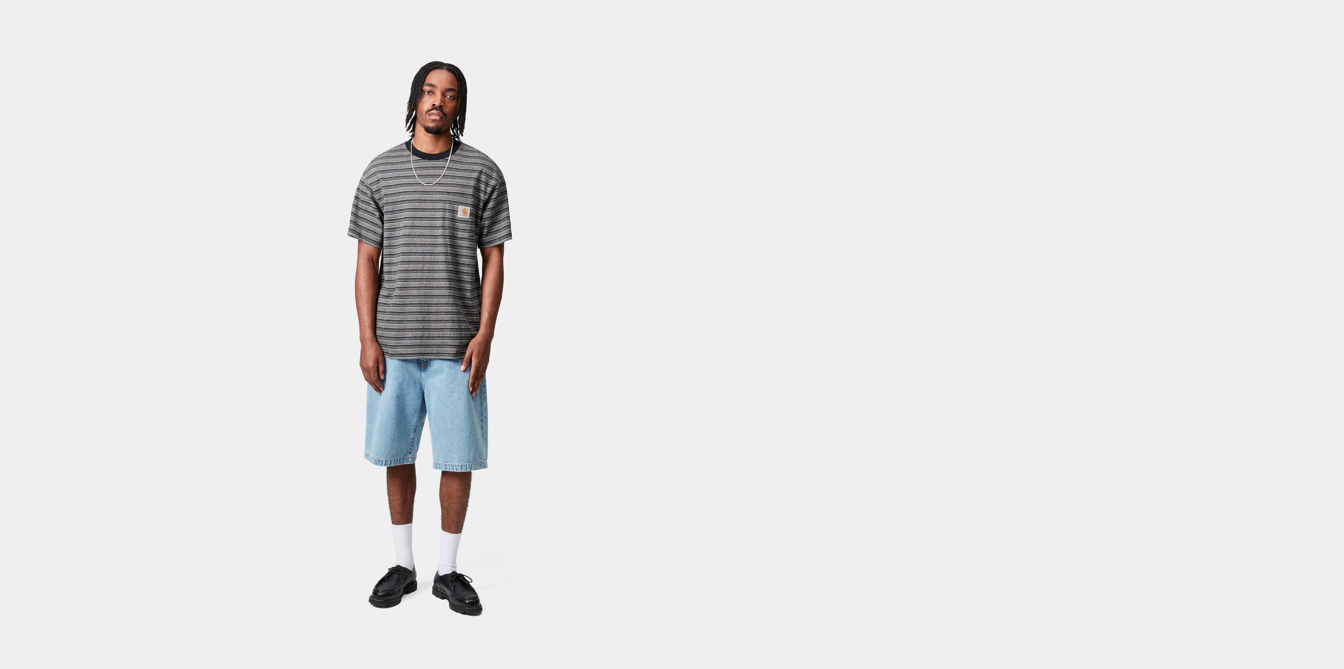 Carhartt WIP Short Sleeve Gellar Pocket T-Shirt in Black