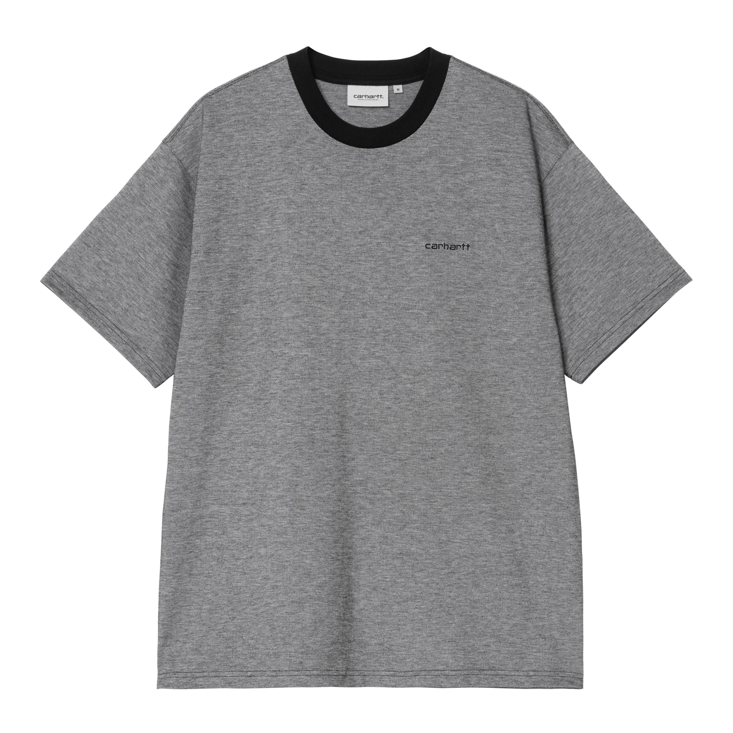 Carhartt WIP Short Sleeve PiqueT-Shirt in Grey