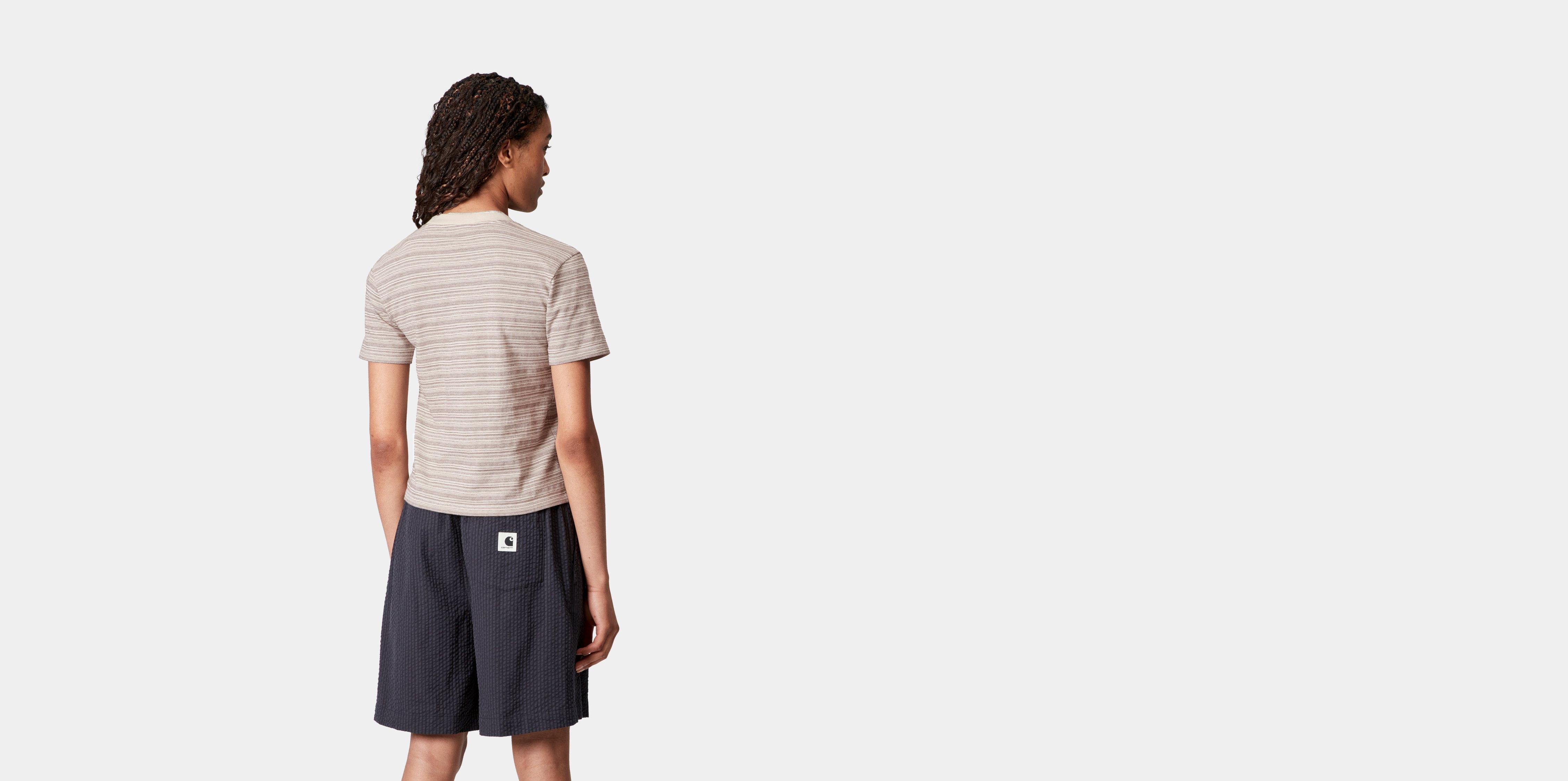 Carhartt WIP Women’s Short Sleeve Gellar T-Shirt in Beige