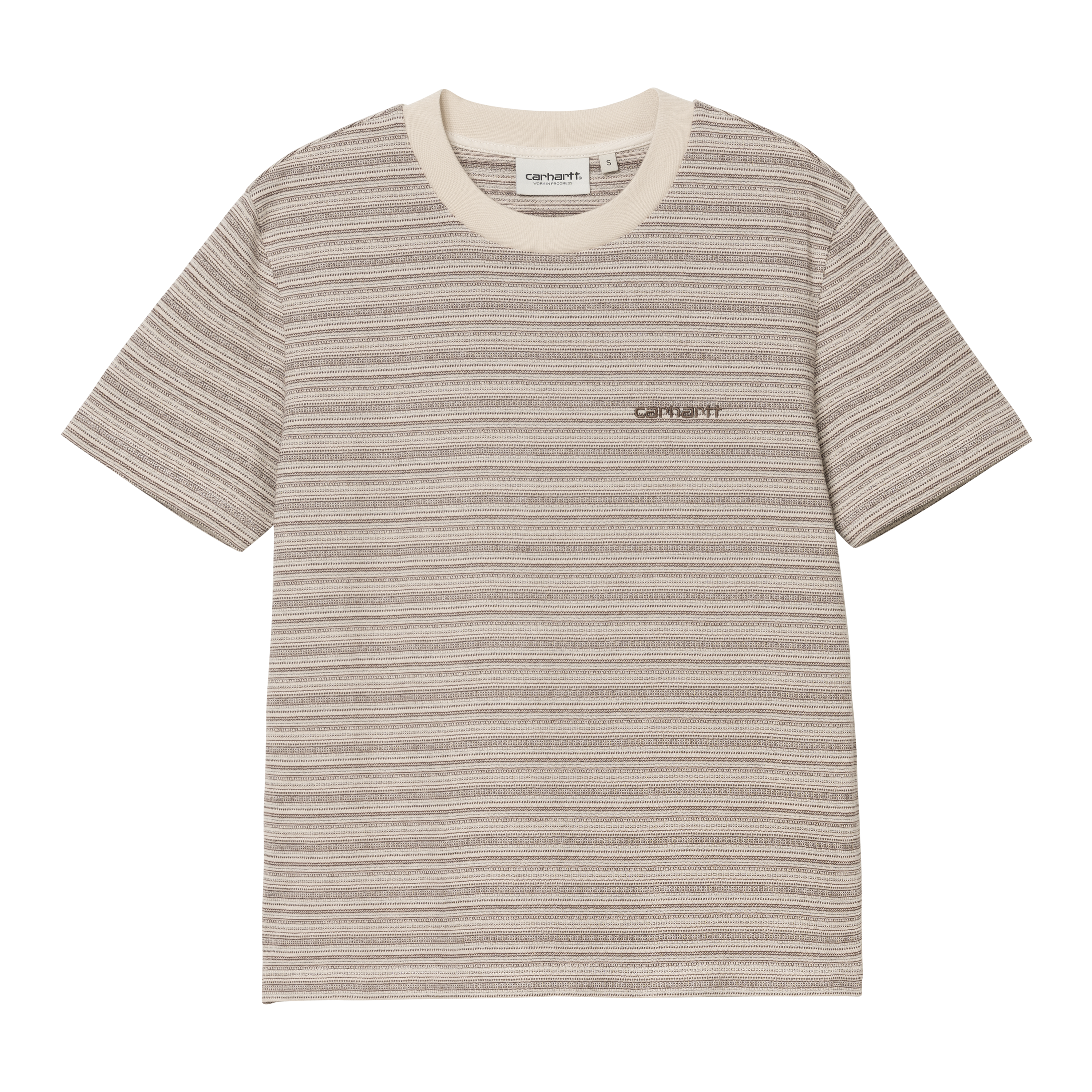 Carhartt WIP Women's Short Sleeve Gellar T-Shirt in Beige