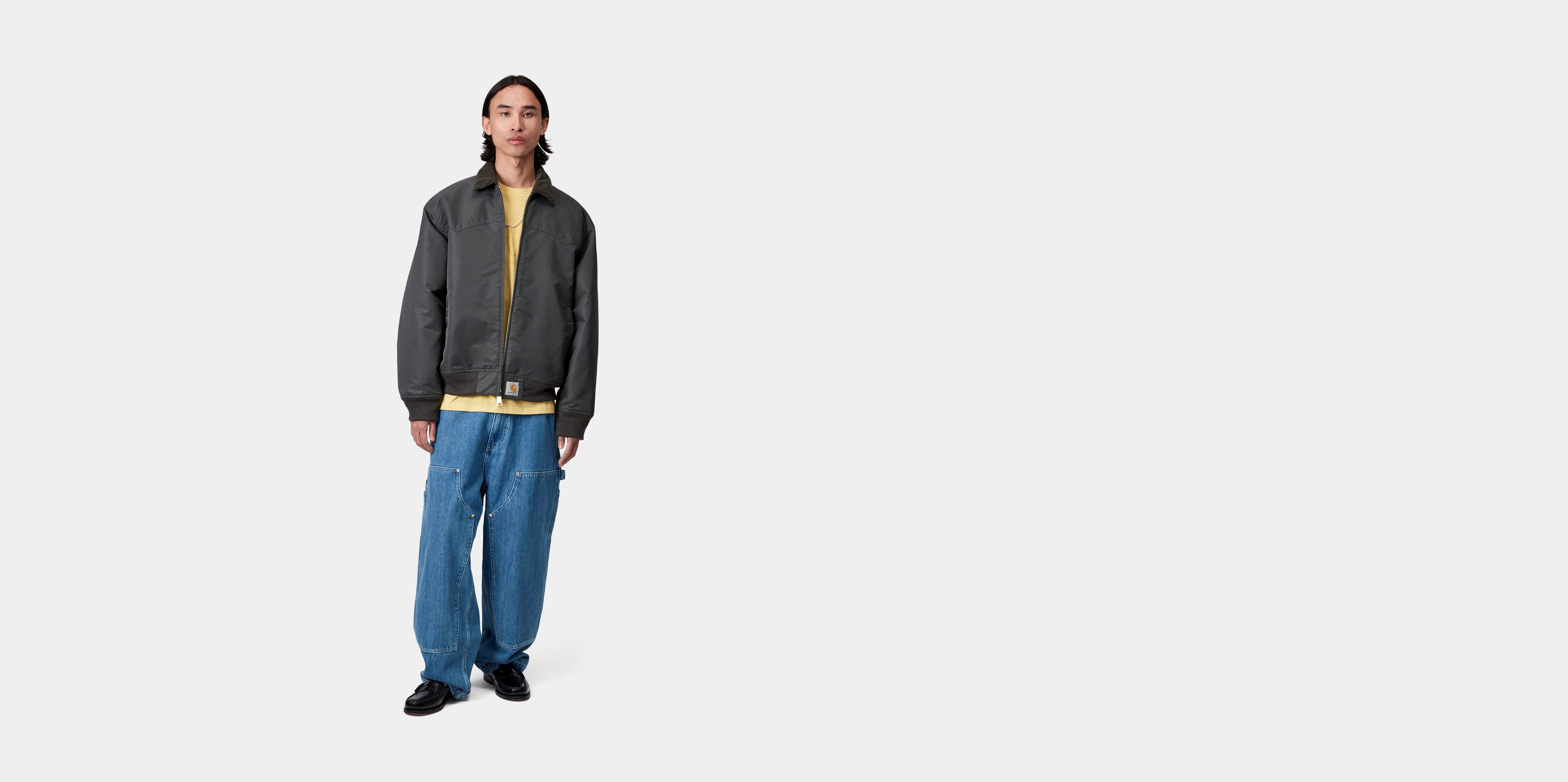 Carhartt WIP Santa Fe Alumni Jacket, Graphite / Dark Fir