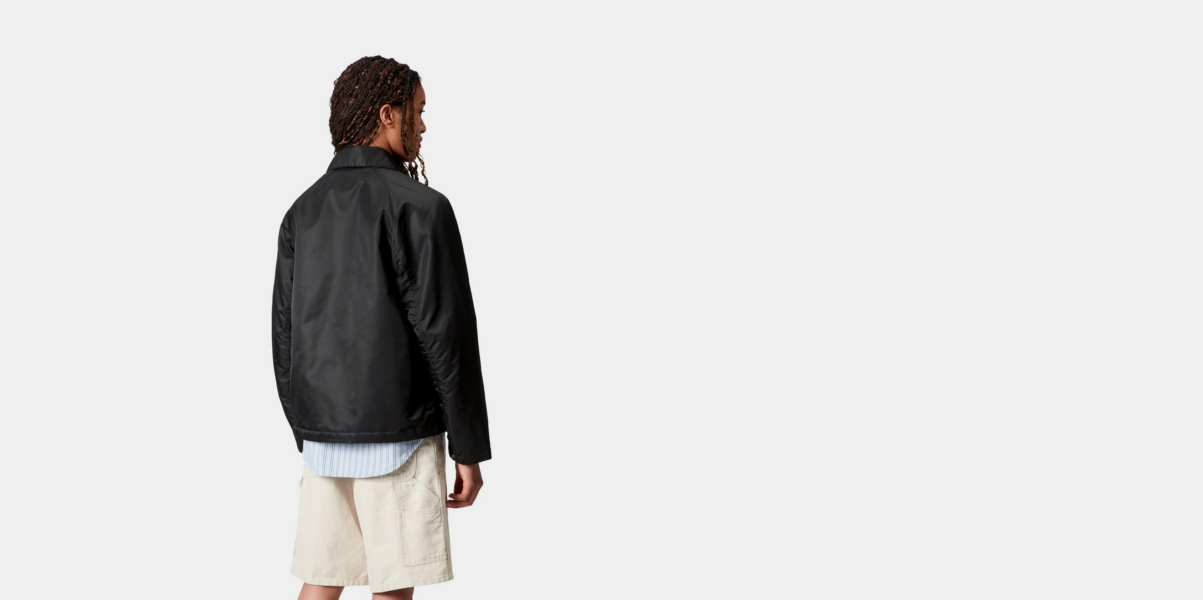 [CARHARTT]★韓国人気★W ALUMNI CHORE COAT Carhartt WIP - W' Alumni Chore Coat (Black / Scarlet) | HHV