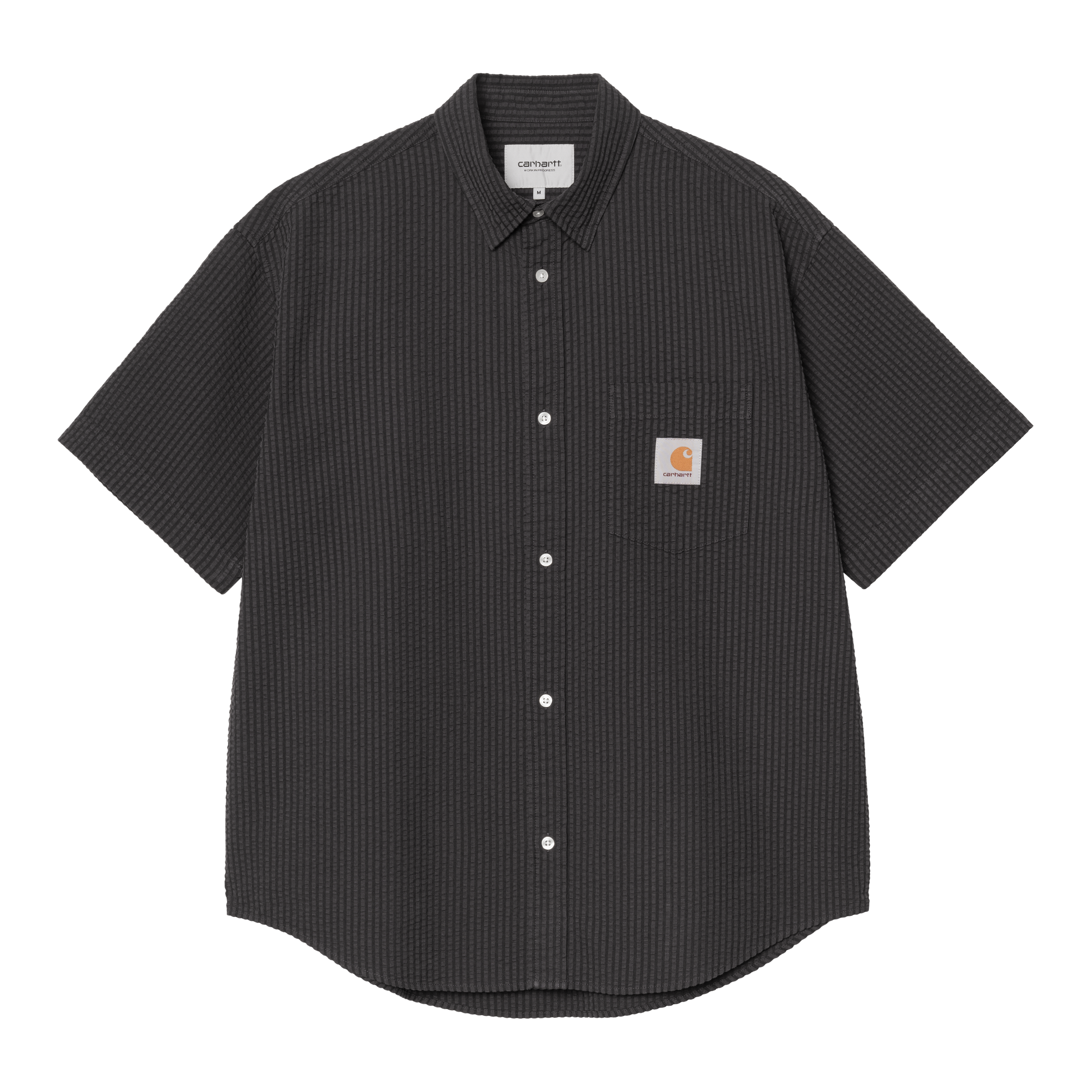 Carhartt WIP Short Sleeve Toland Shirt in Black