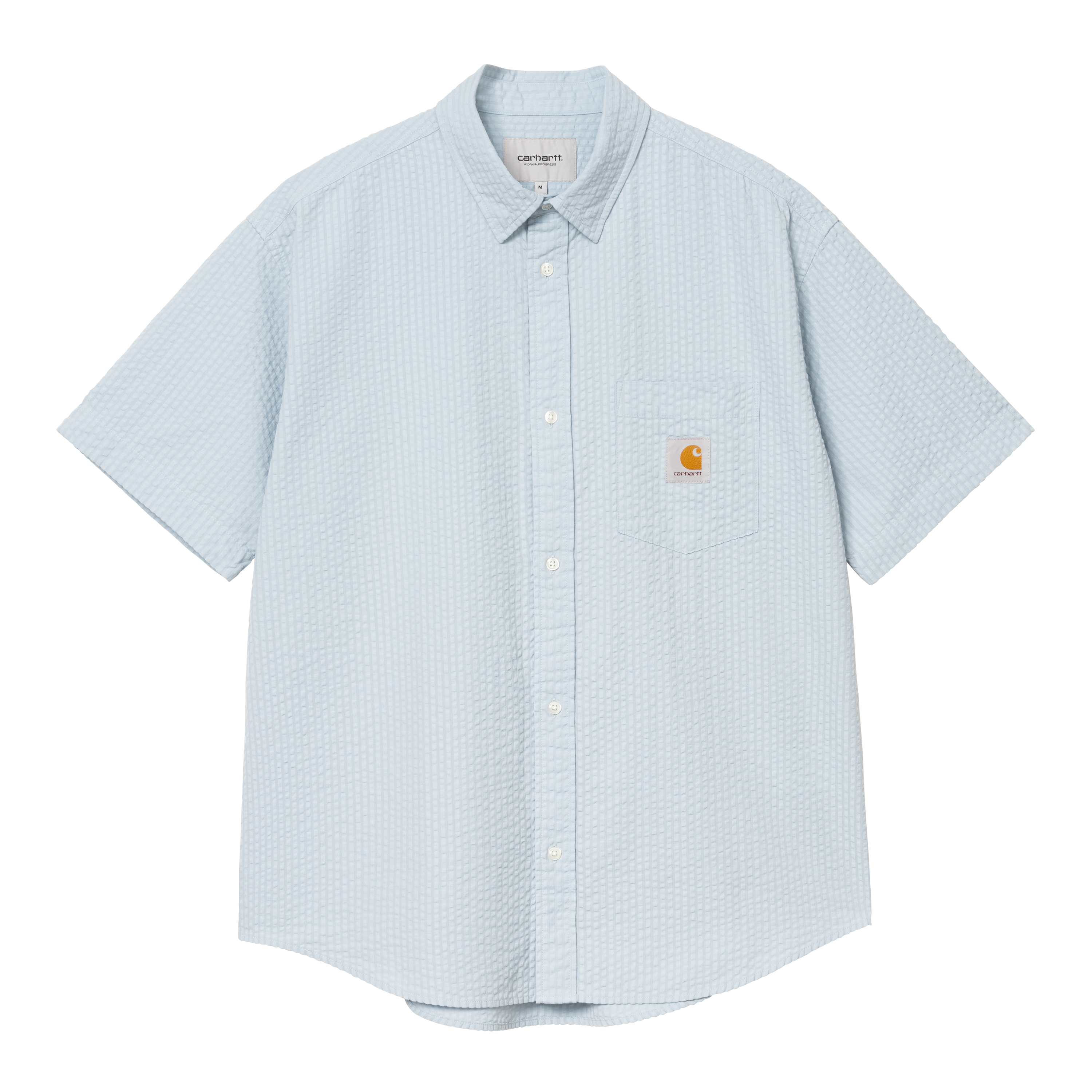 Carhartt WIP Short Sleeve Toland Shirt in Blue