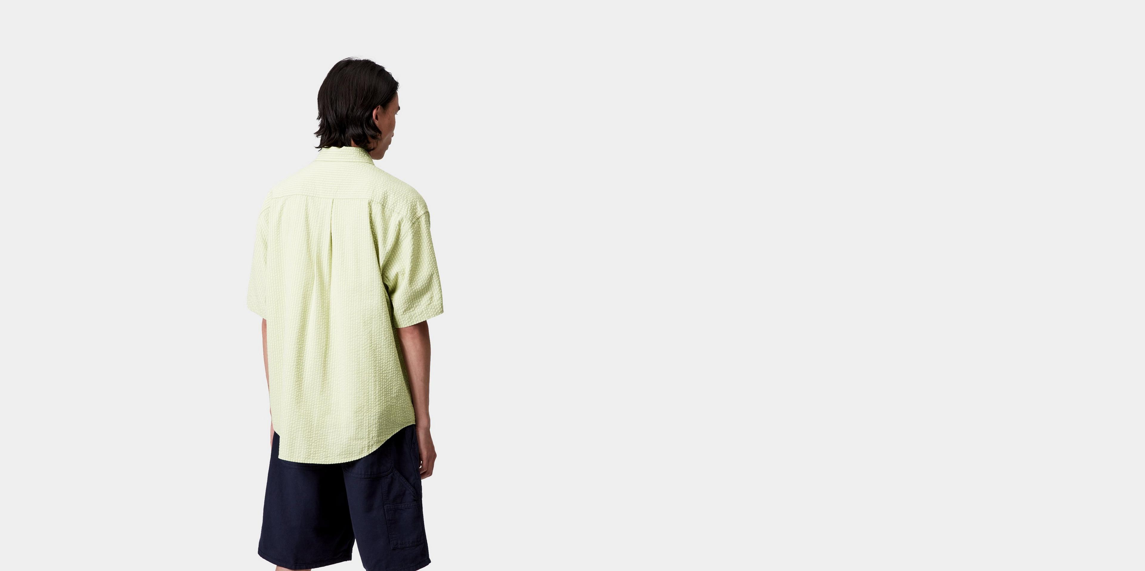 ★ドイツ発*carhartt WIP*新作*Toland 半袖シャツ/PALE OLIVE★ Carhartt WIP Toland Short, Toland Stripe, Pale Olive