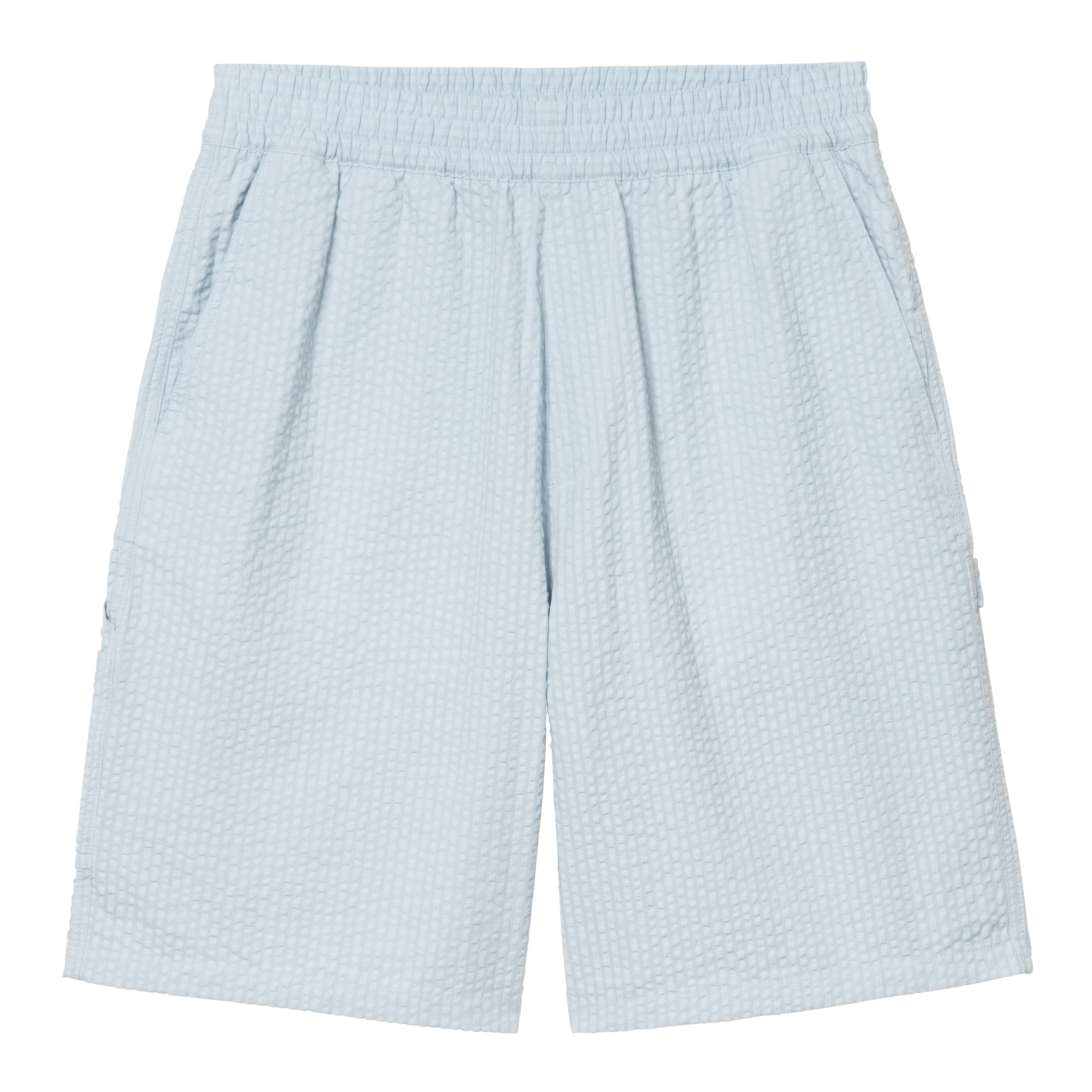 Carhartt WIP Toland Short, Toland Stripe, Blue Fog | Official