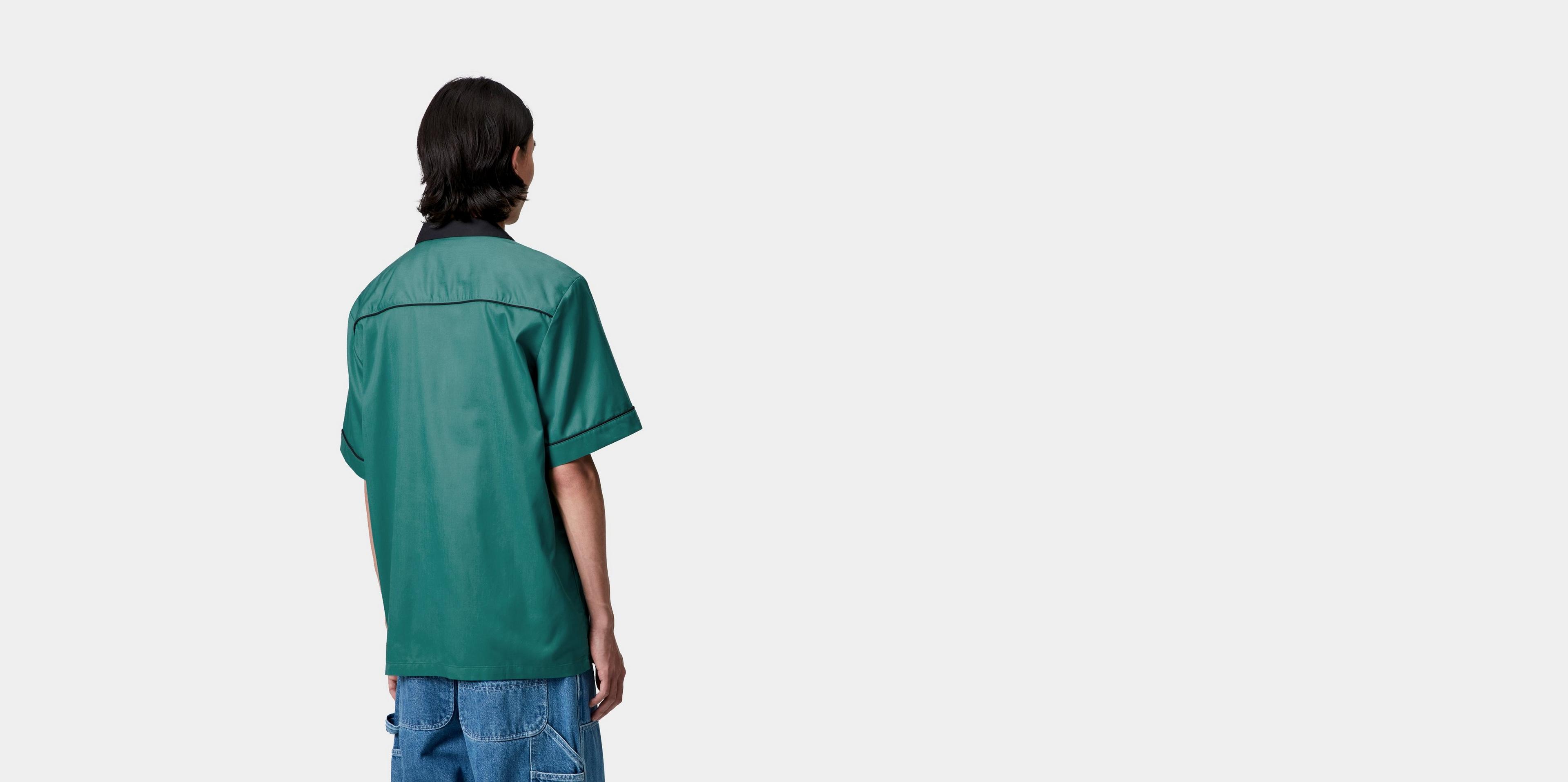 Carhartt WIP S/S Bowl Shirt, Saguaro / Black | Official Online Store