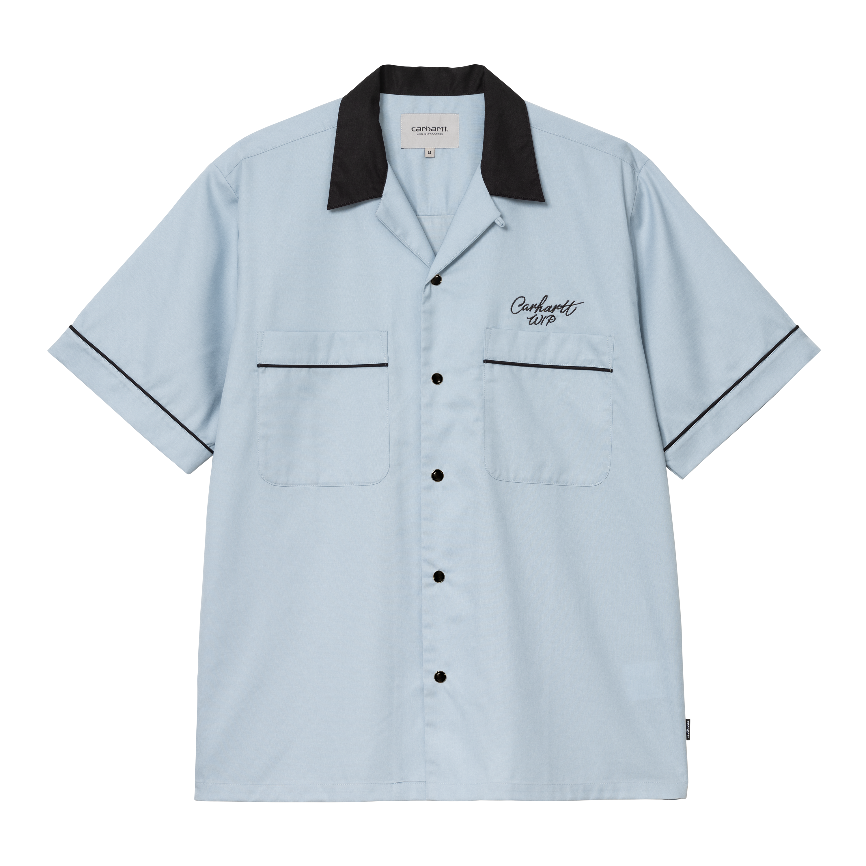 Carhartt wip BOWL SHIRT サイズS Carhartt WIP S/S Bowl Shirt, Blue Fog / Black | Official Online Store