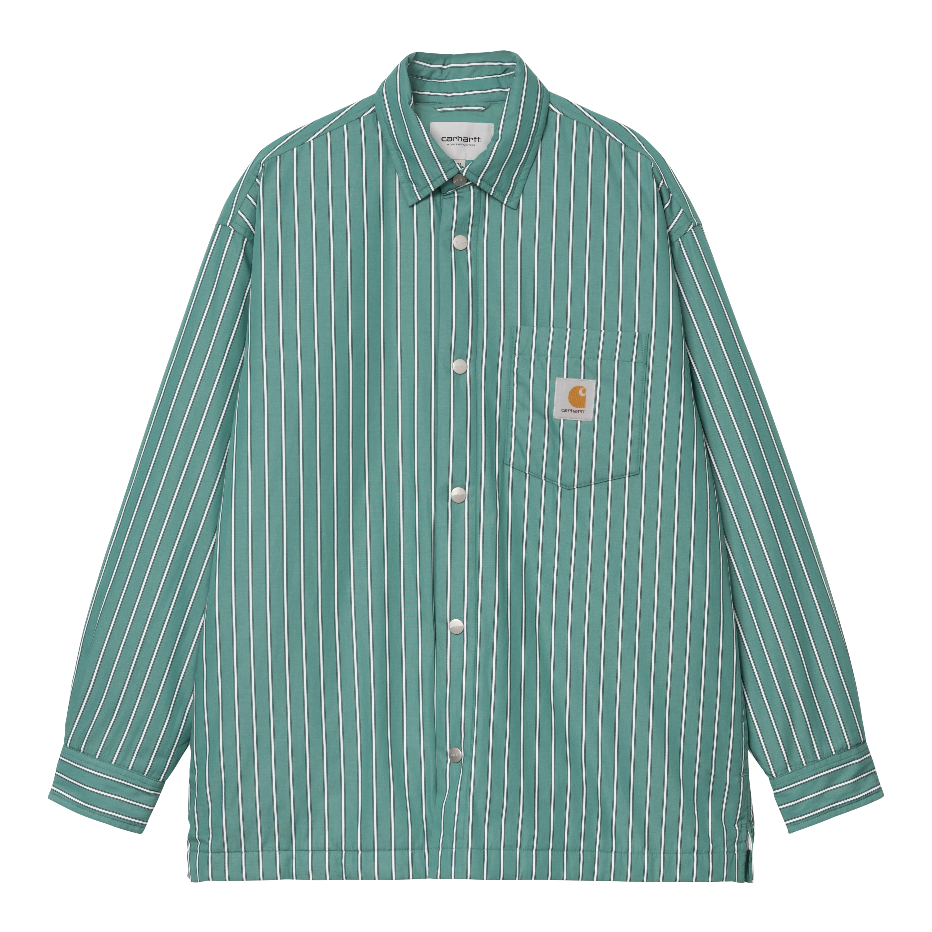 Tシャツ・カットソー Carhartt FW25 'Grimsby' overshirt (I035156 30MXX) Carhartt WIP – Grimsby Shirt Jacket