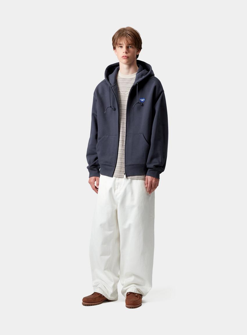 【Carhartt WIP】フード付 ハートII ハートスウェットジャケット Carhartt WIP Hooded Heart II Hartt Sweat Jacket, Blue
