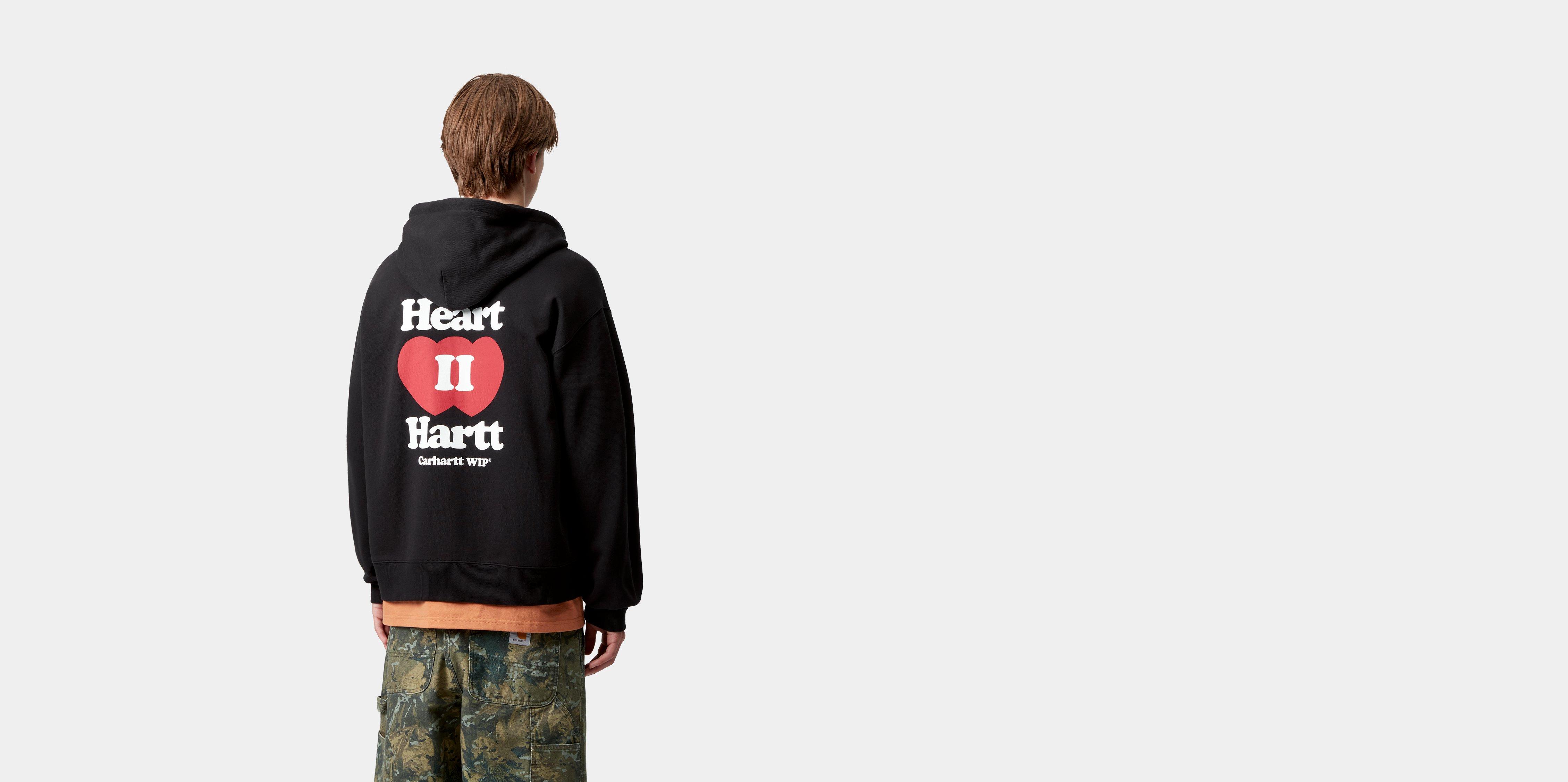 Carhartt WIP Hooded Heart II Hartt Sweat Jacket, Black
