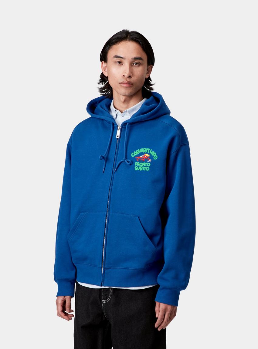 【関税&送料込】Carhartt Wip Pronto Sweat Jacket Cotton Blen Carhartt WIP Hooded Pronto Sweat Jacket, Wolfsbane
