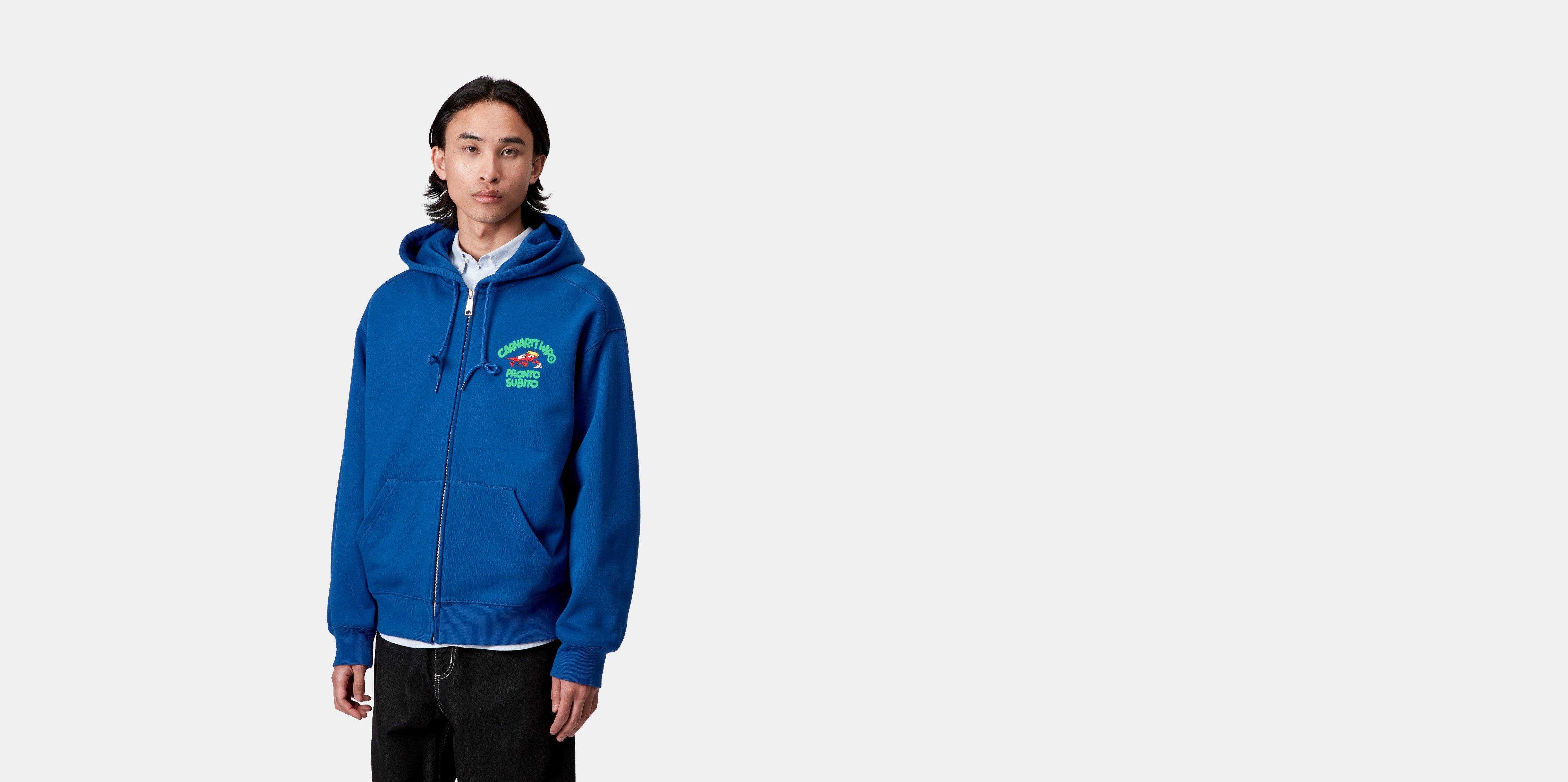 Carhartt WIP Hooded Pronto Sweat Jacket, Wolfsbane