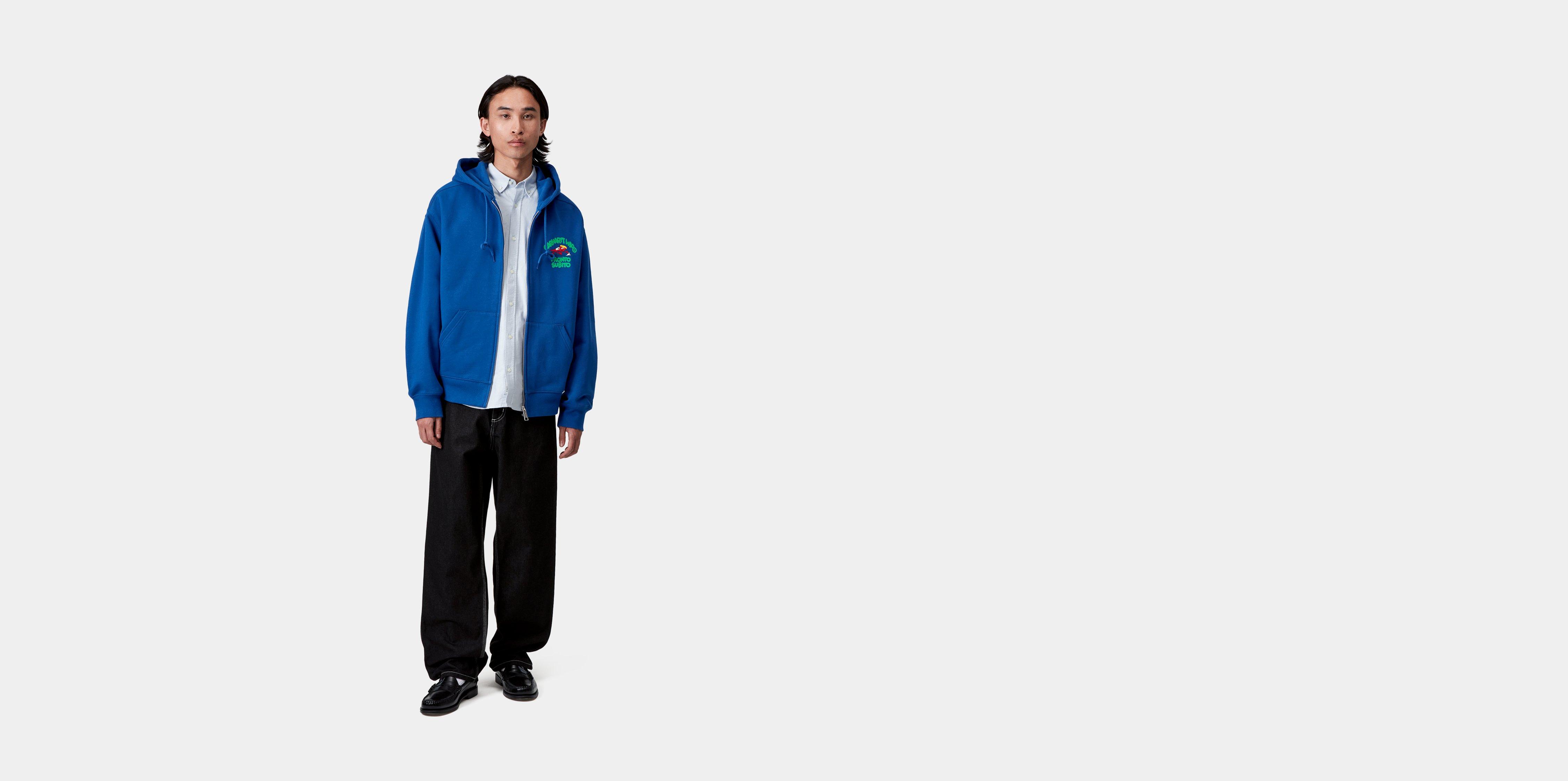 Carhartt WIP Hooded Pronto Sweat Jacket, Wolfsbane