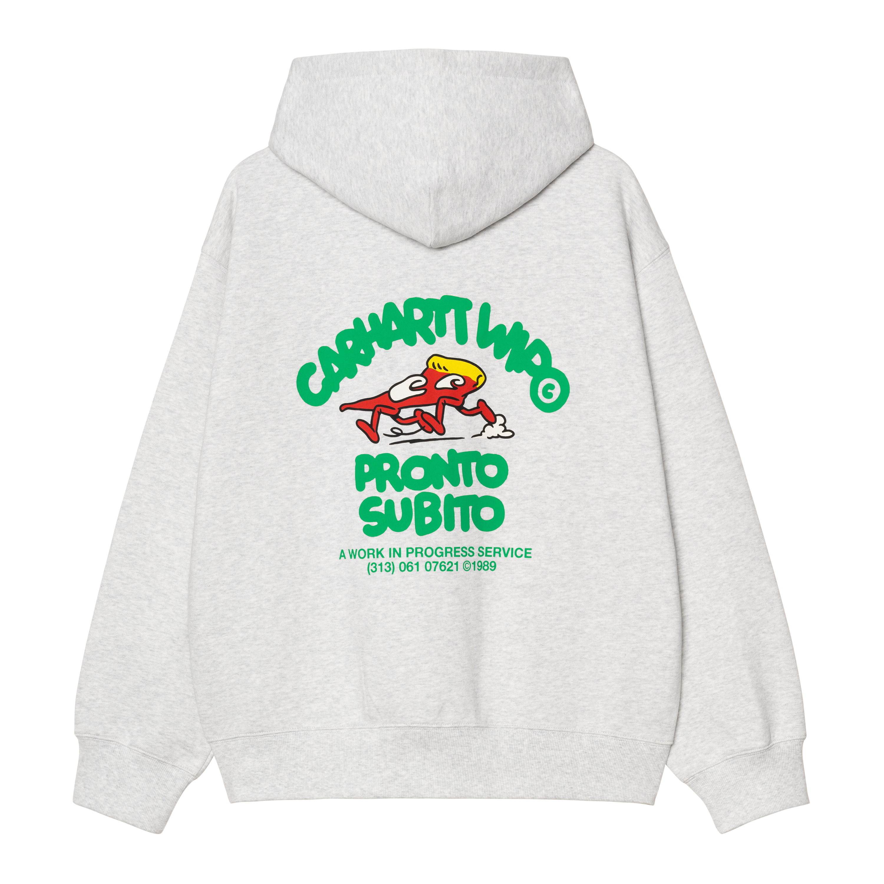 Carhartt WIP Hooded Pronto Sweat Jacket, Ash Heather