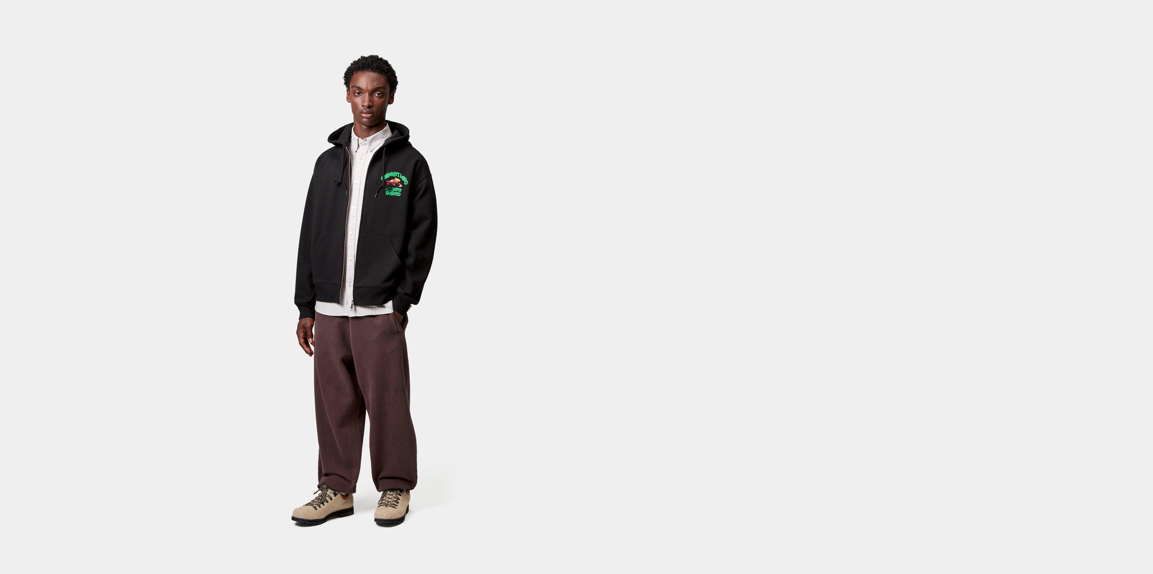 Carhartt WIP Hooded Pronto Sweat Jacket, Black | Official