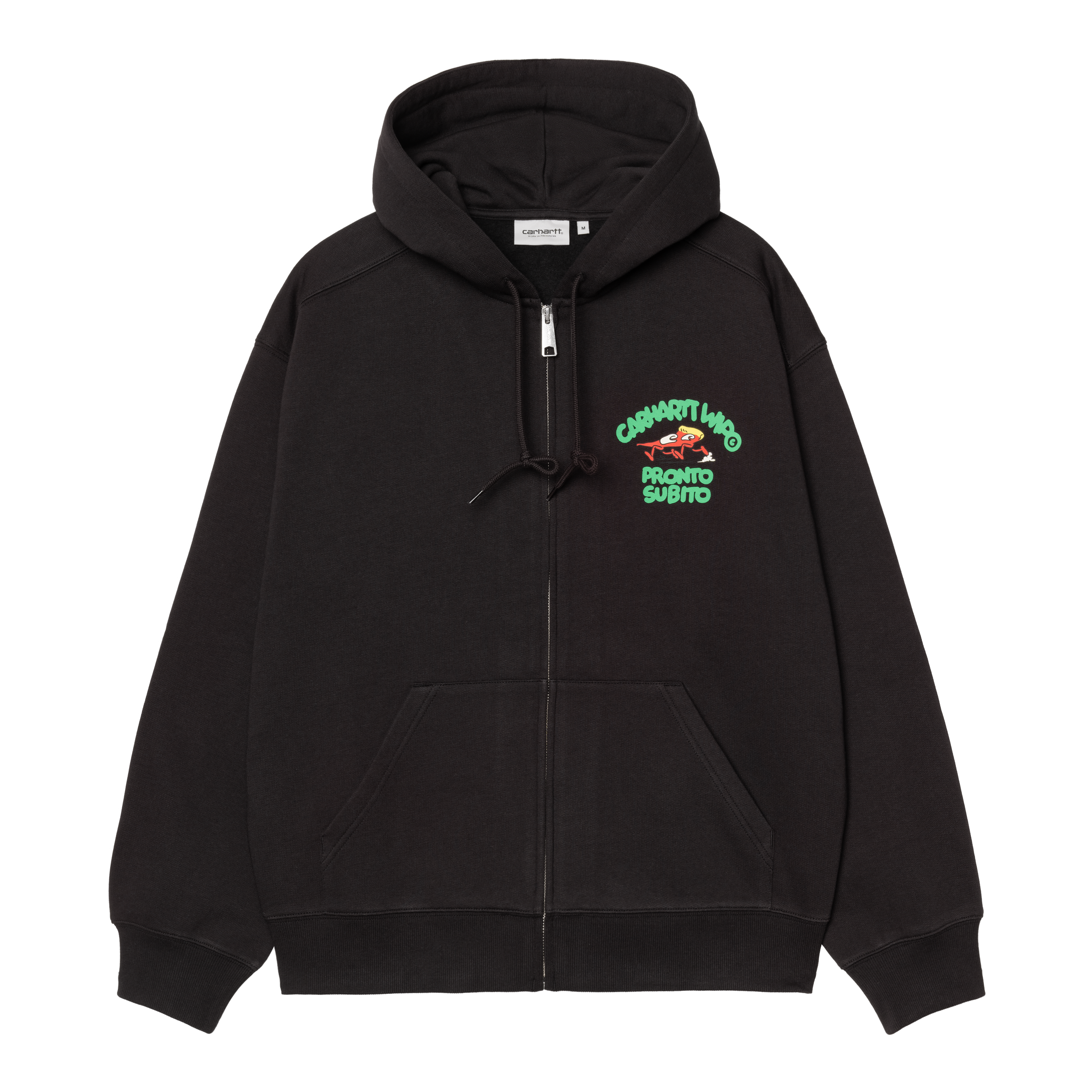 Carhartt WIP Hooded Pronto Sweat Jacket in Black