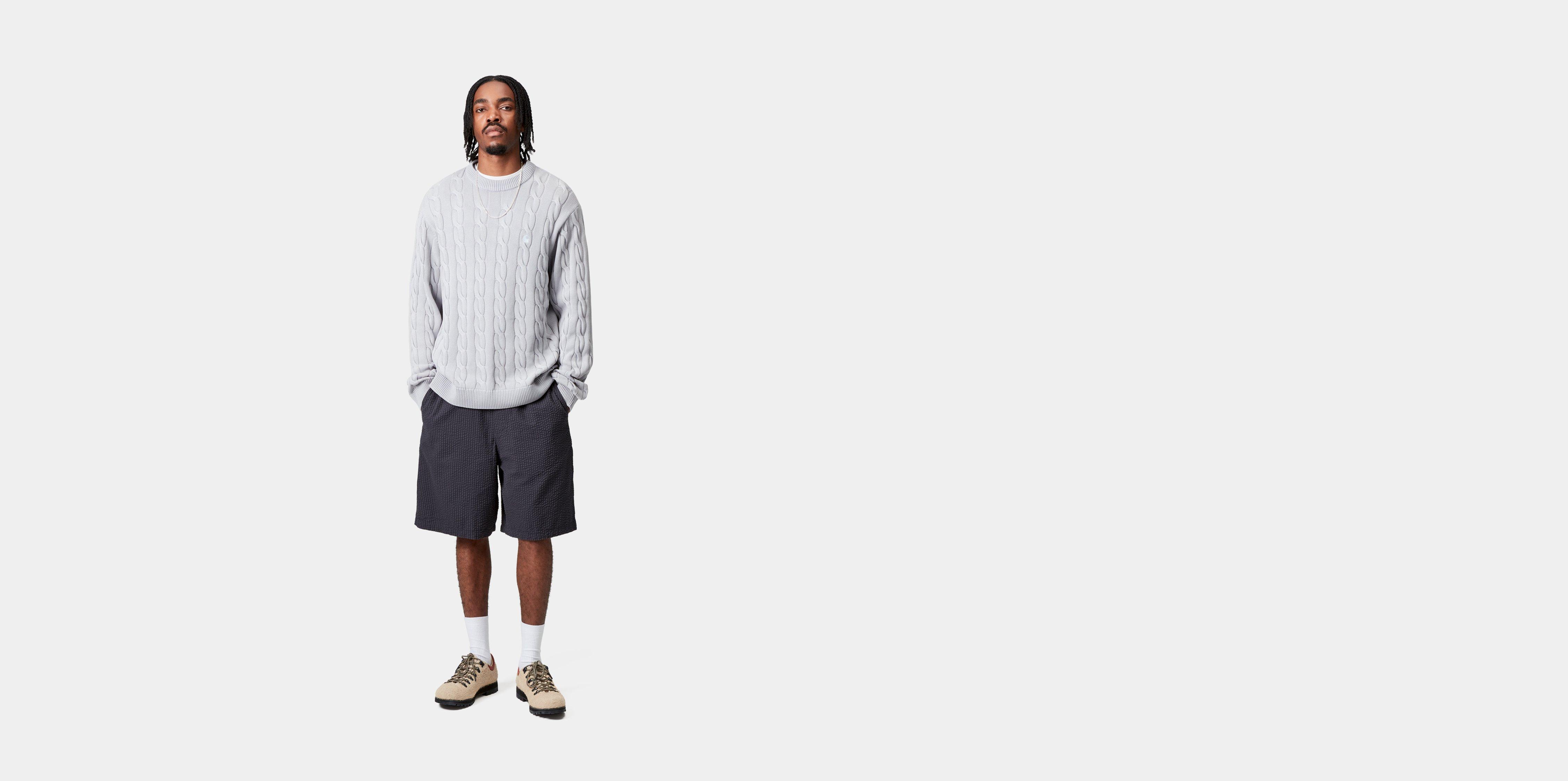 Carhartt WIP Carter Sweater in Blau