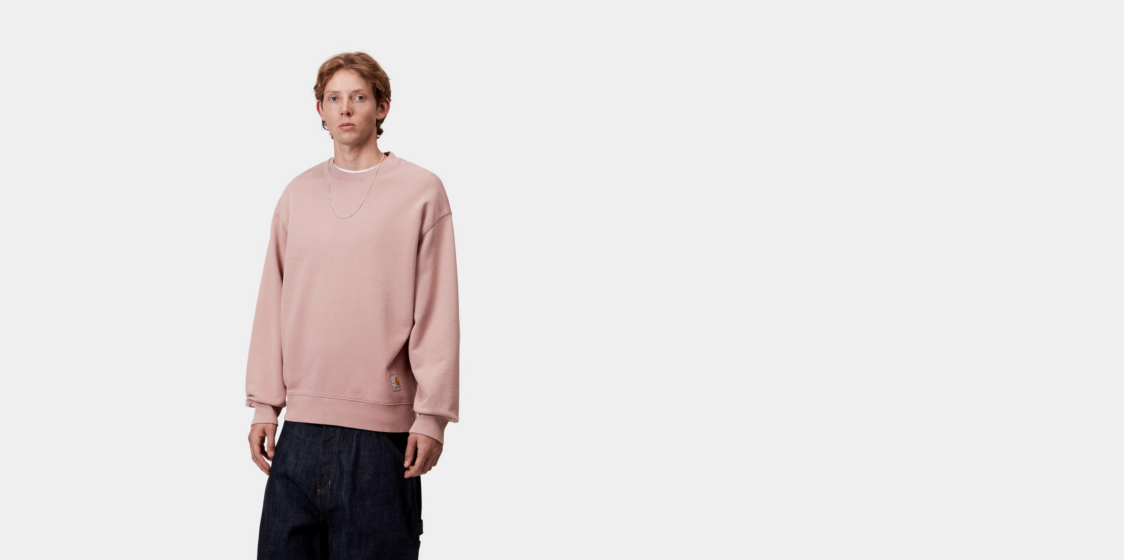 carhartt crew neck sweat 希少カラーpink Carhartt WIP Women's Carhartt Sweatshirt - Dusty Rose