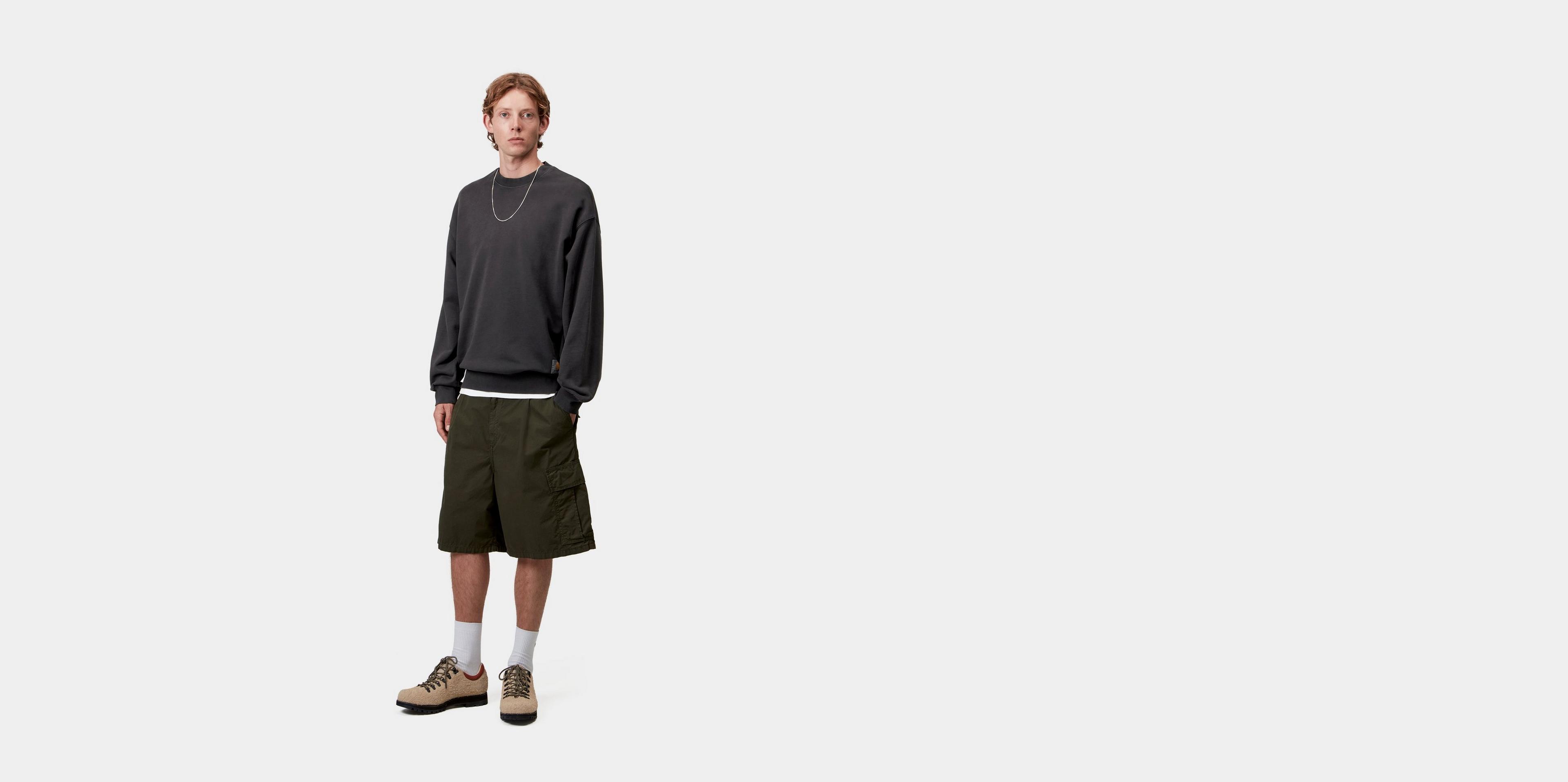 【関税&送料込】Carhartt Wip Hudson Black Sweatshirt Carhartt WIP Script Half Zip Sweatshirt, Black/White