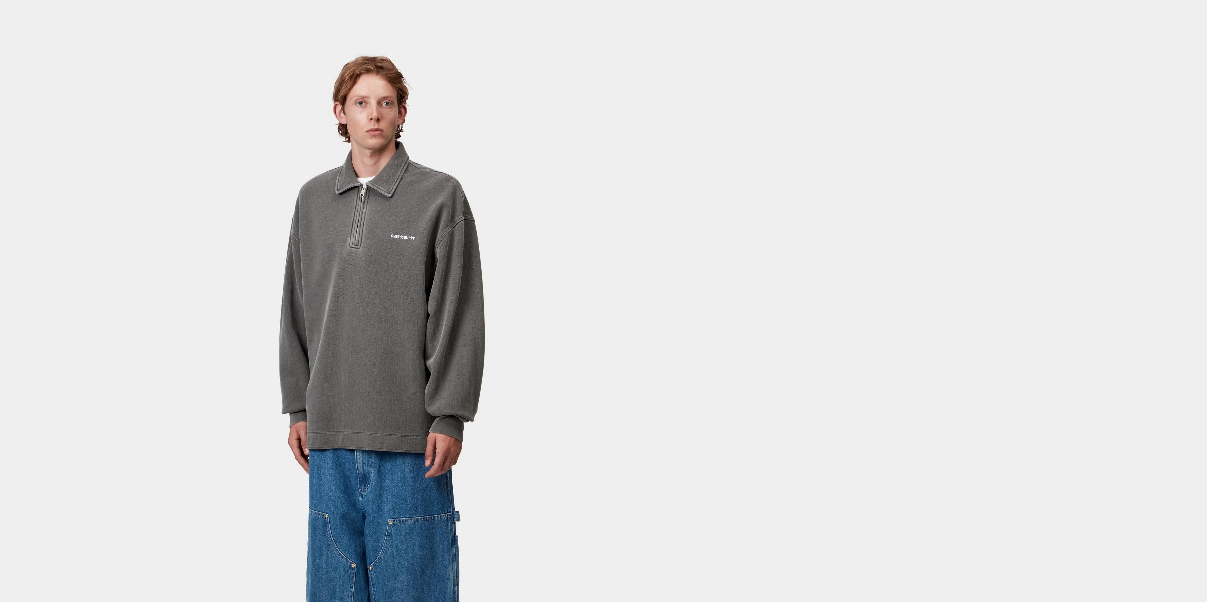 Carhartt WIP Pique Script Sweatshirt, Black / White