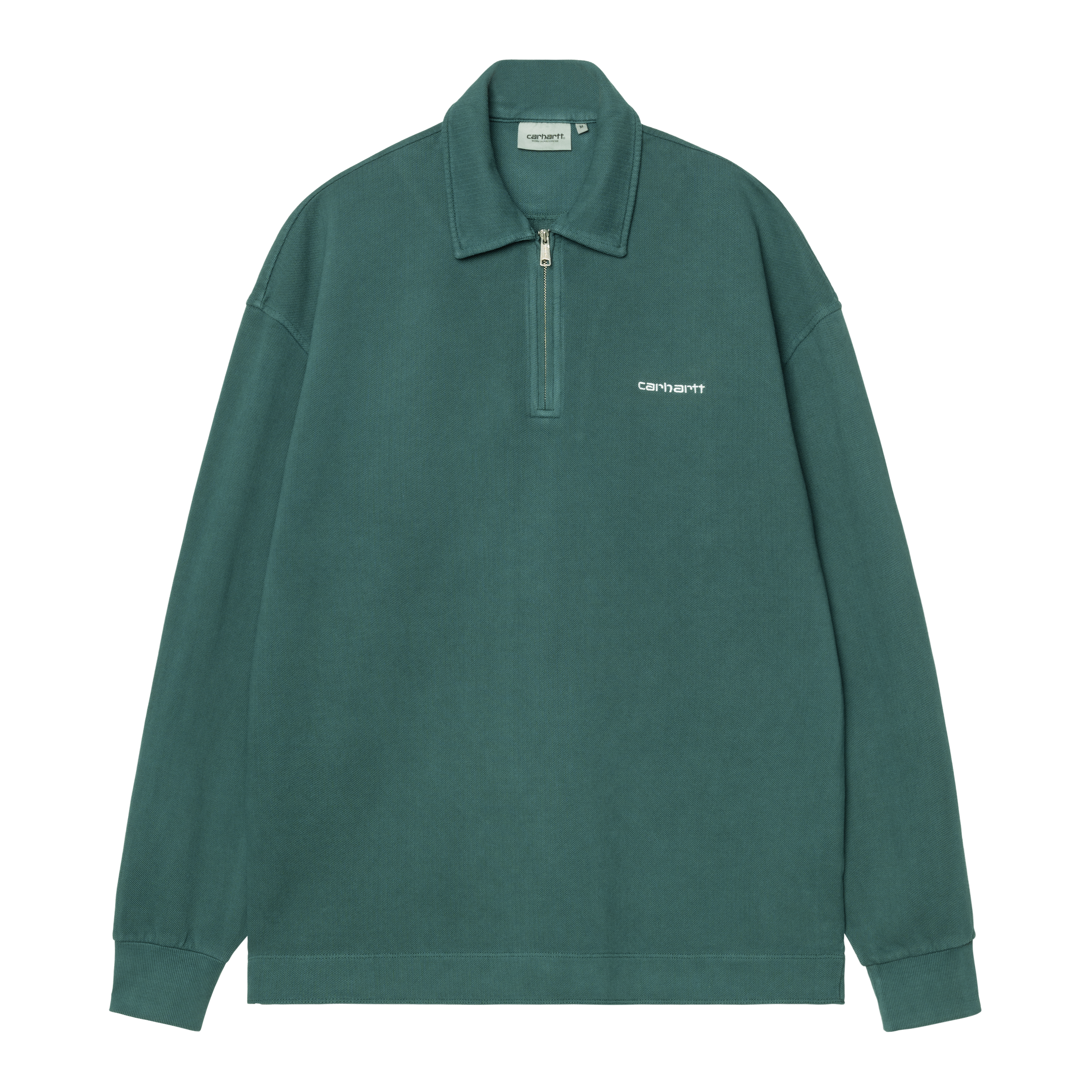 スウェット・トレーナー Carhartt WIP \"Duster Script\" sweatshirt Green Carhartt Wip Hooded Duster Sweat Green Hoodies Carhartt WIP