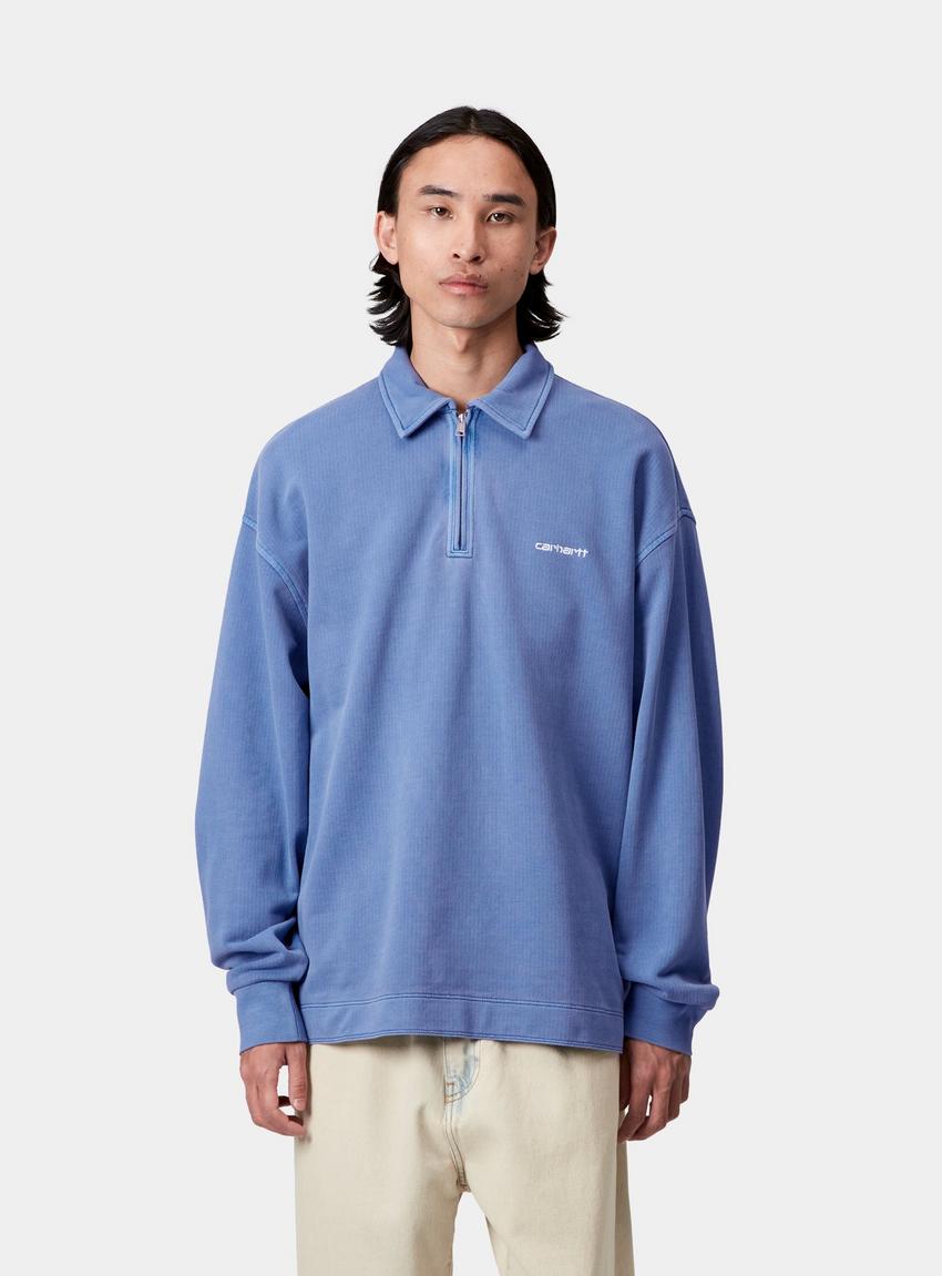 ★ドイツ発*carhartt WIP*新作*PiqueScript スウェット/WB★ Carhartt WIP PiqueScript Sweatshirt, Wolfsbane / White