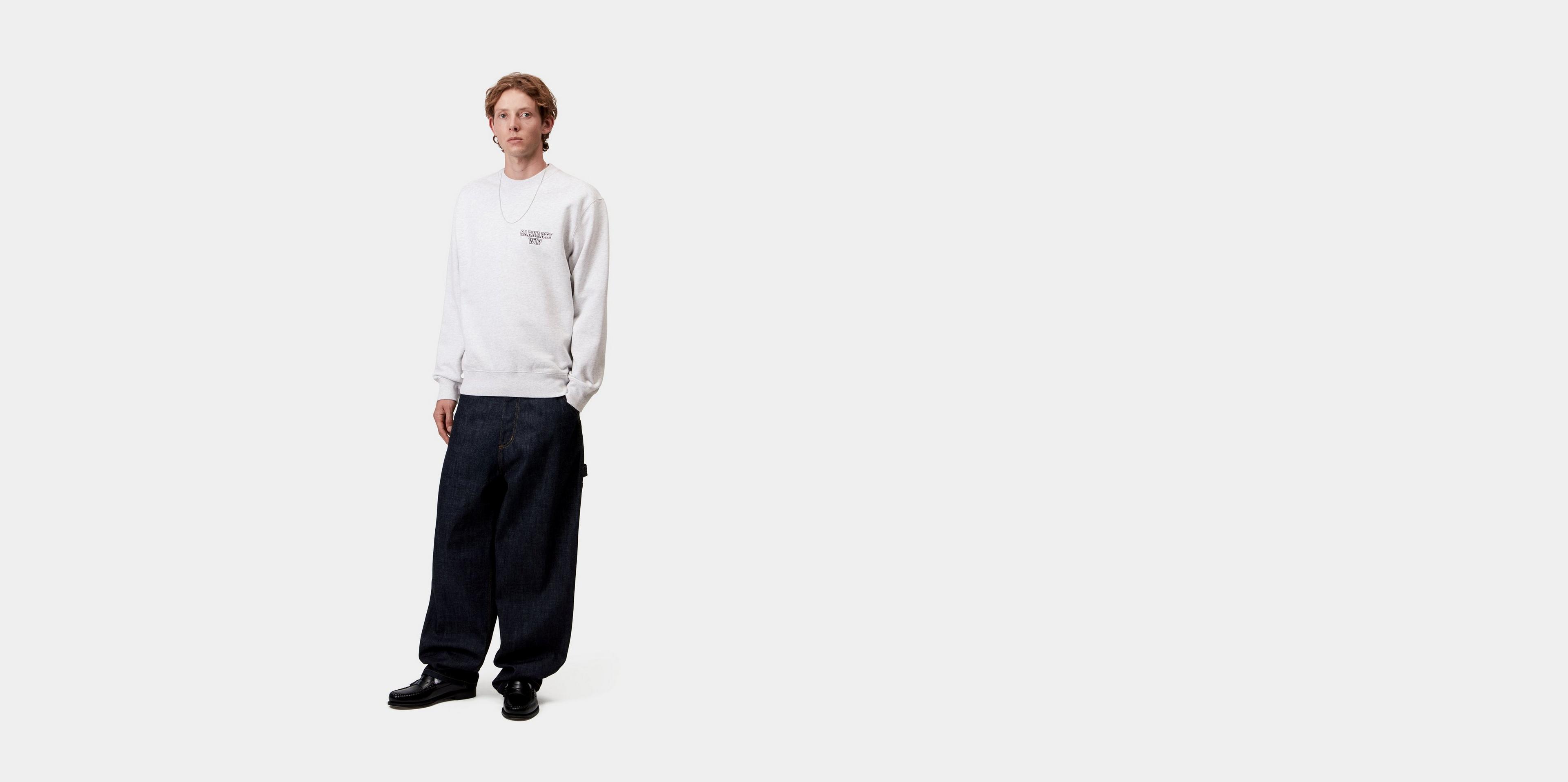Carhartt WIP Alumni Sweatshirt, Ash Heather | Official