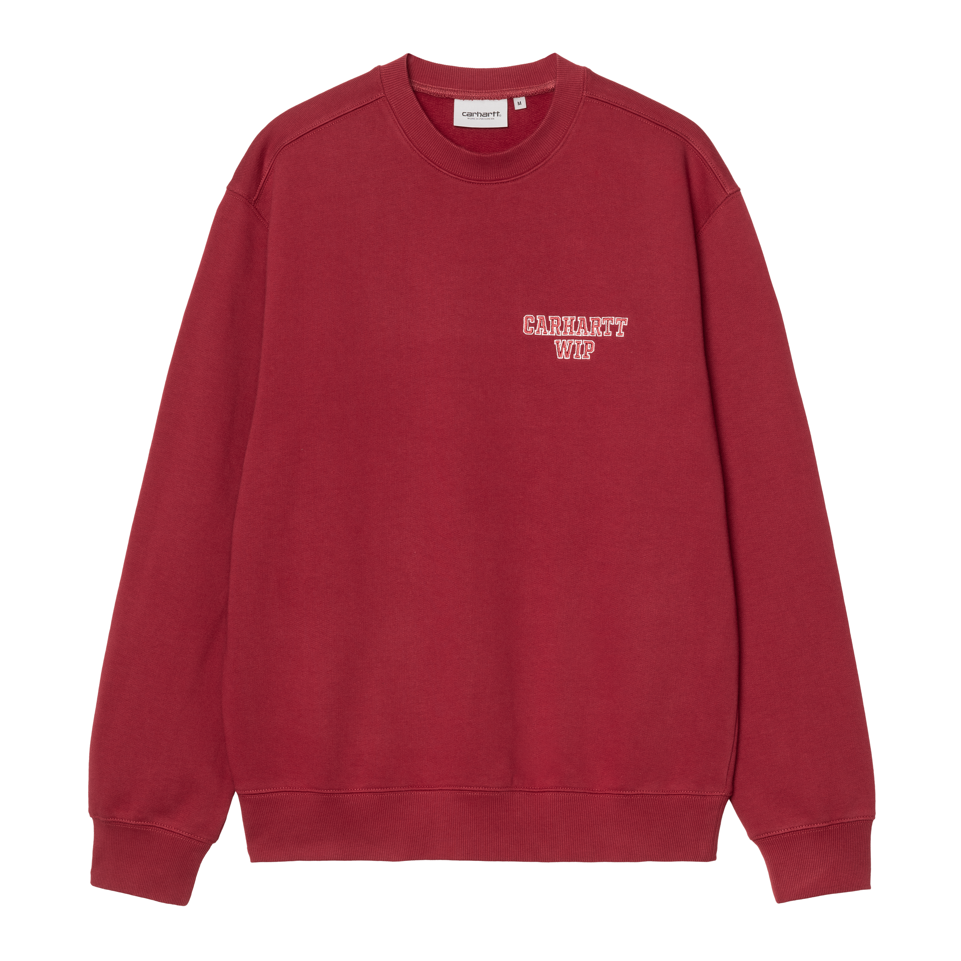 [CARHARTTWIP] ALUMNI SWEATSHIRT ★大人気★ Carhartt WIP Alumni Sweatshirt, Scarlet | Official Online Store