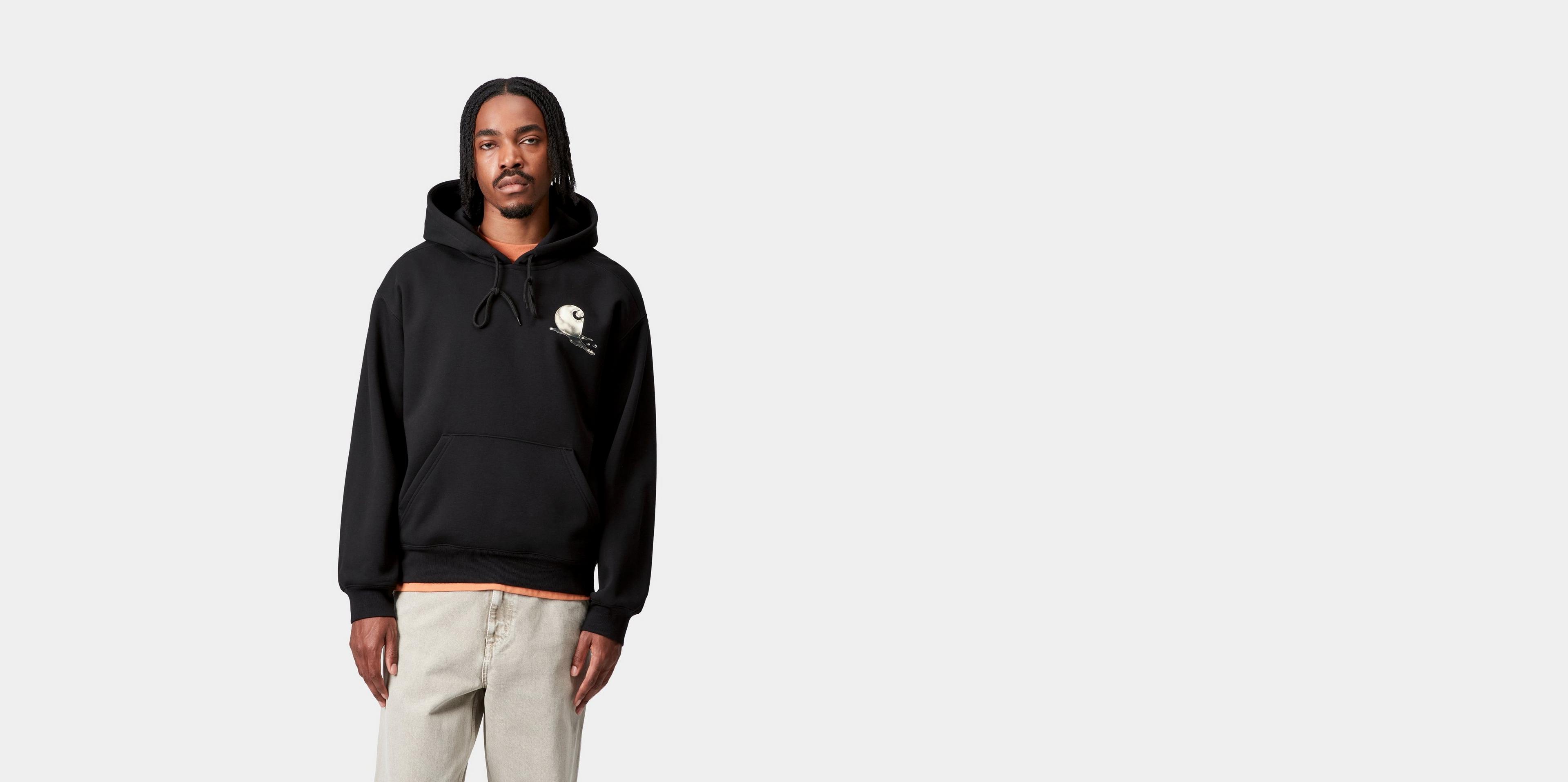 Carhartt WIP Hooded Jake Garcia Sweatshirt, Black | Official
