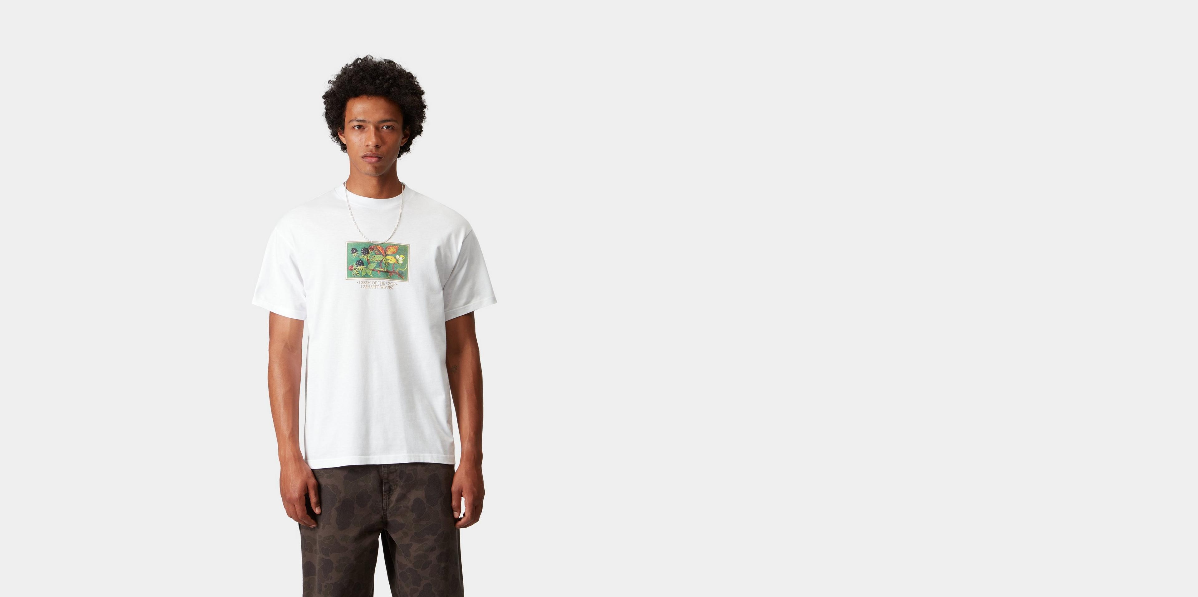 ★CARHARTT WIP Cream Of The Crop T-Shirt Tシャツ 関税込★ Carhartt WIP S/S Cream Of The Crop T-Shirt, White | Official