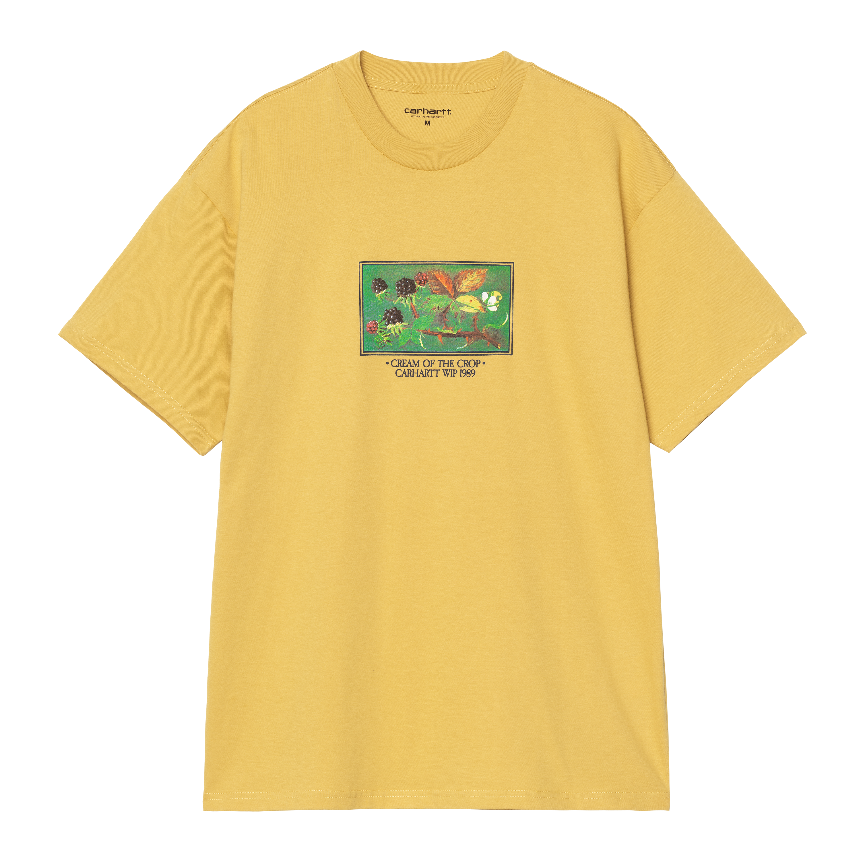 Carhartt WIP Short Sleeve Cream Of The Crop T-Shirt in Yellow