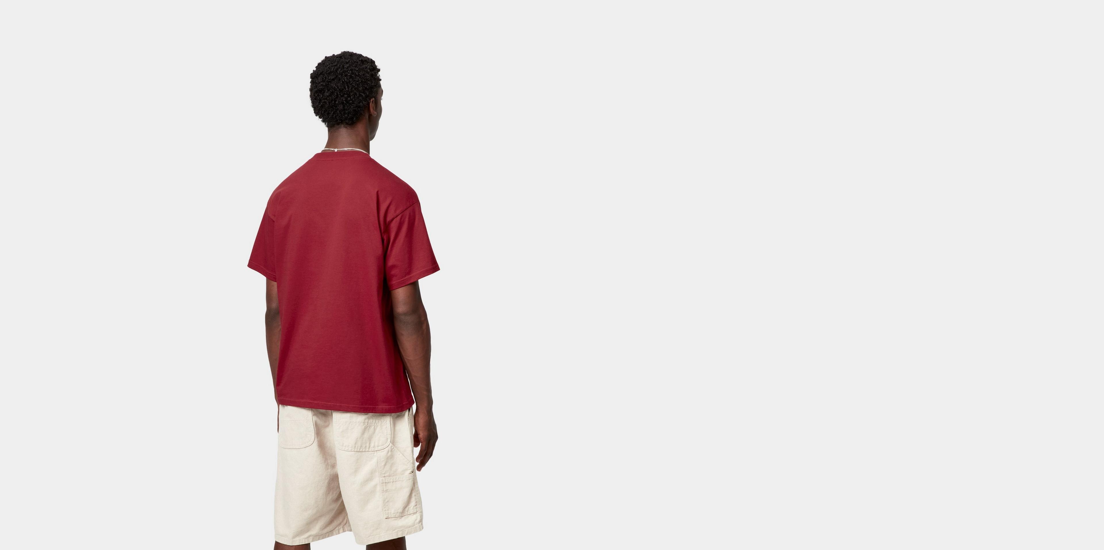 Carhartt WIP S/S Cream Of The Crop T-Shirt, Scarlet | Official