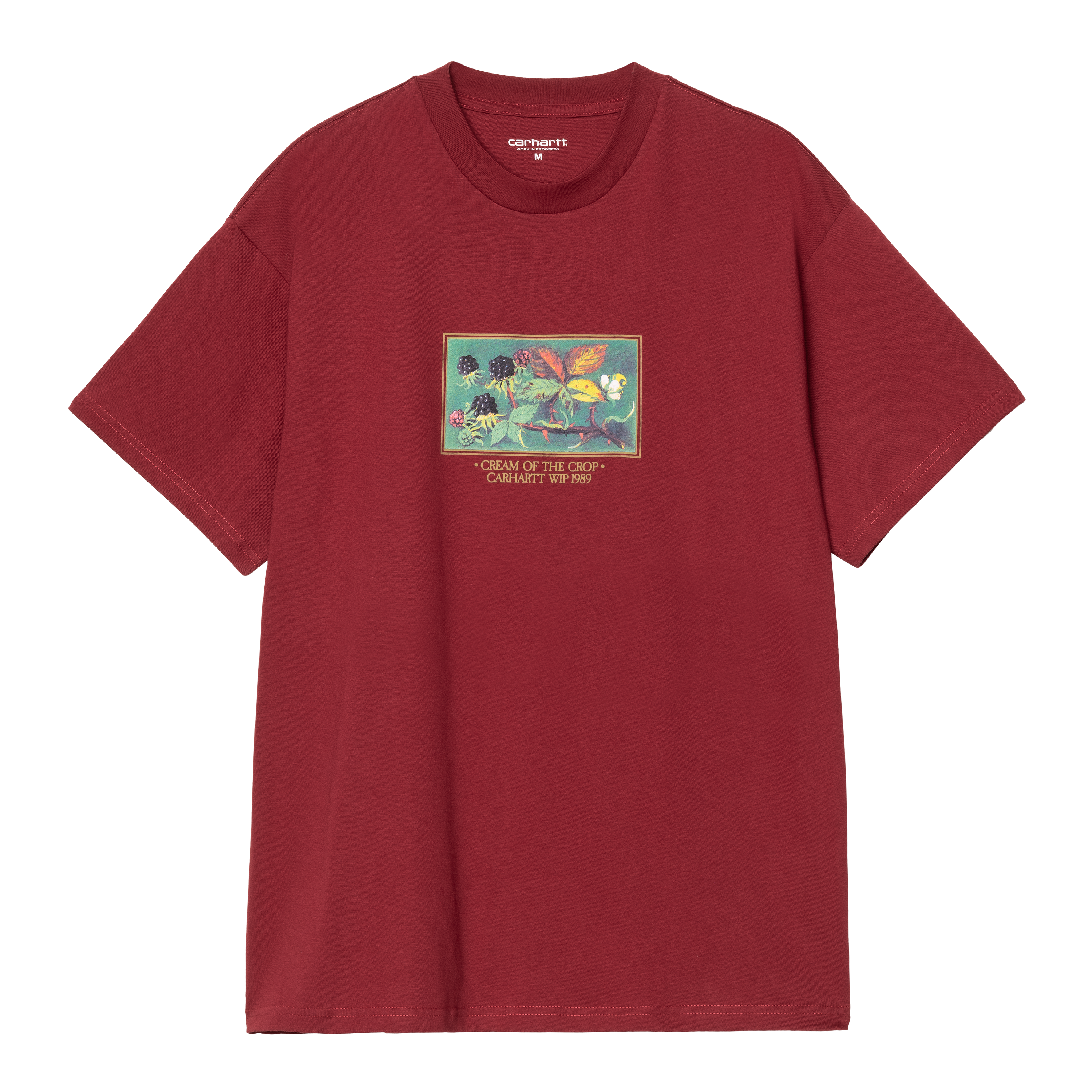 Carhartt WIP Short Sleeve Cream Of The Crop T-Shirt in Red
