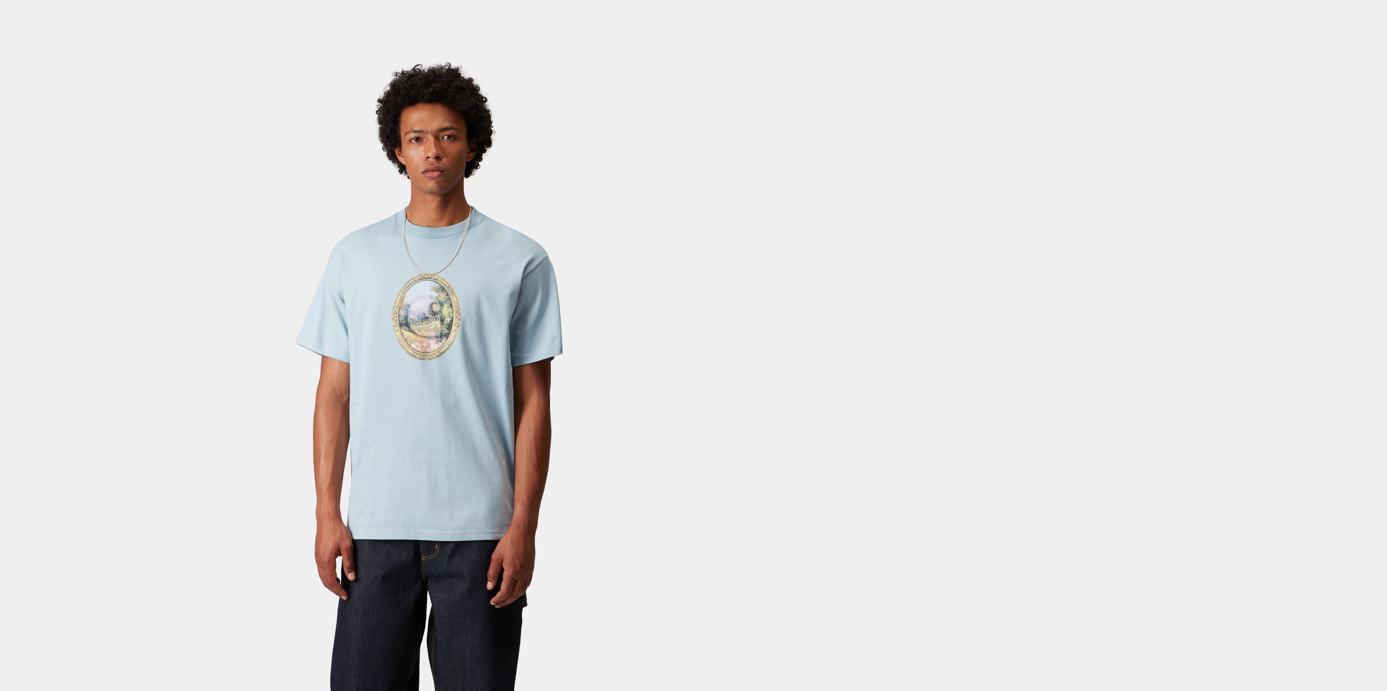 Carhartt WIP S/S Mirror T-Shirt Blue Fog | XS | Men