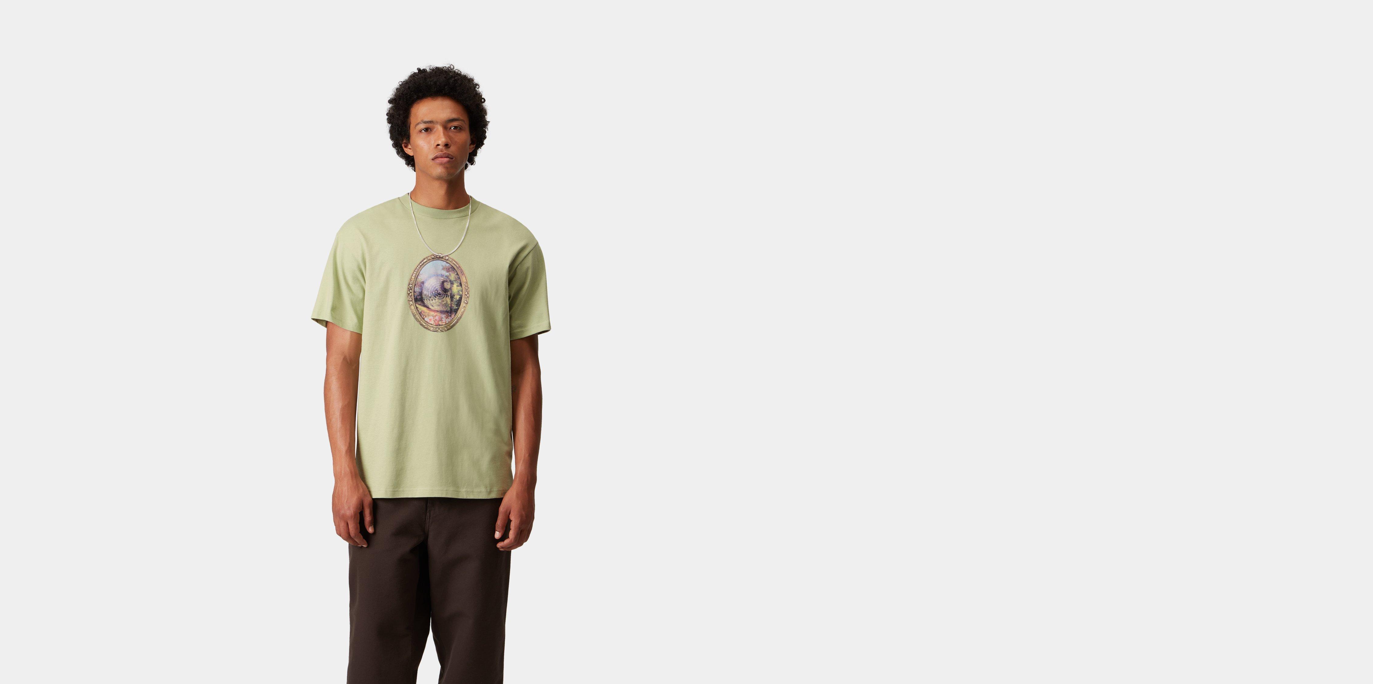 Carhartt WIP S/S Mirror T-Shirt Pale Olive | green | S | Men