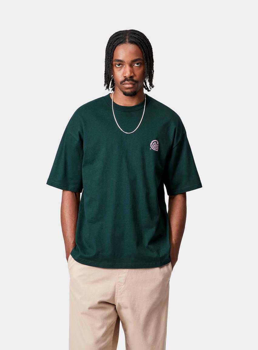 ★ドイツ発*carhartt WIP*新作*Helix Tシャツ/DEEP LAGOON★ Carhartt WIP S/S Helix T-Shirt, Deep Lagoon | Official