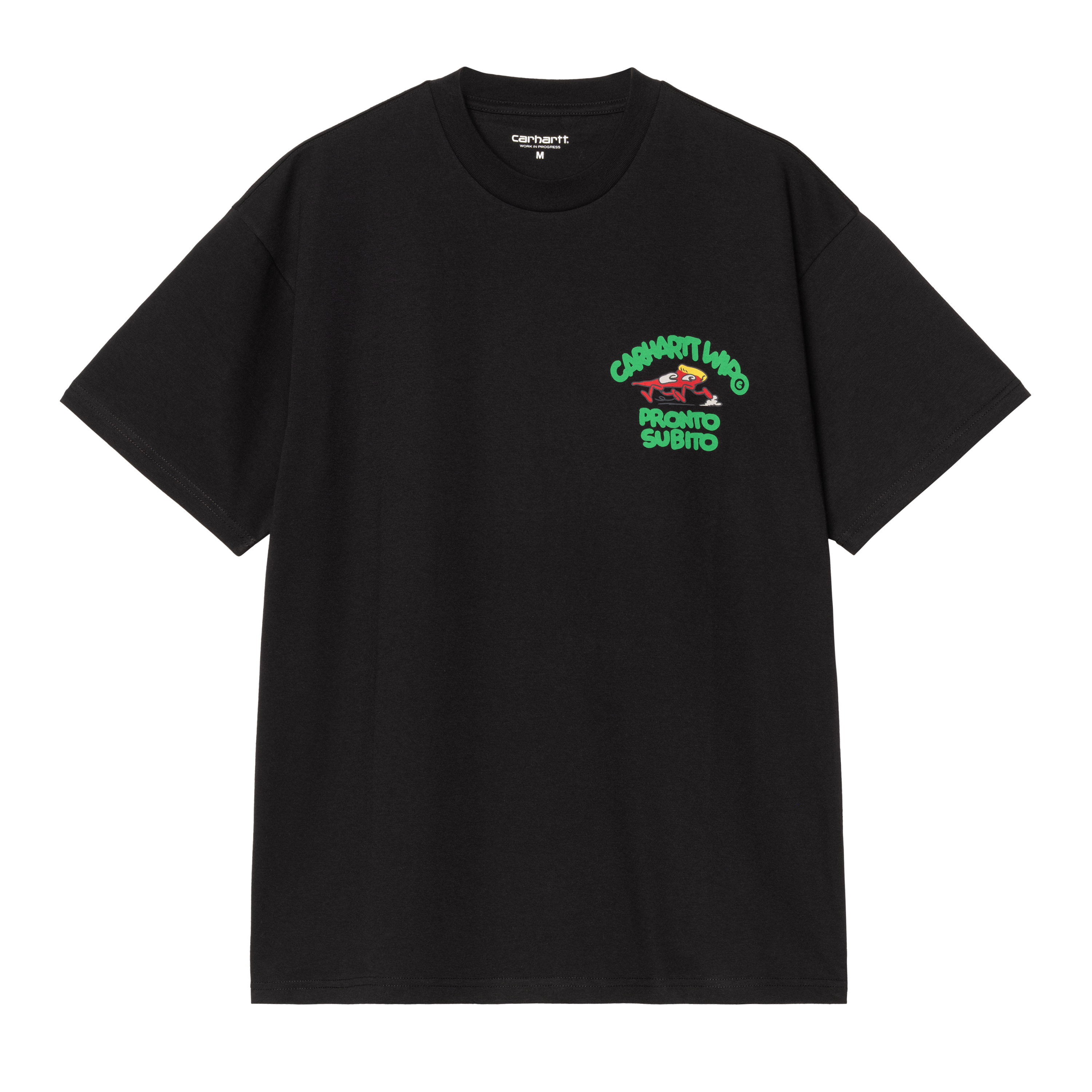 【carhartt】\"S/S Pronto\"ルーズフィット コットンTシャツ/black Carhartt WIP S/S Pronto T-Shirt, Black | Official Online Store
