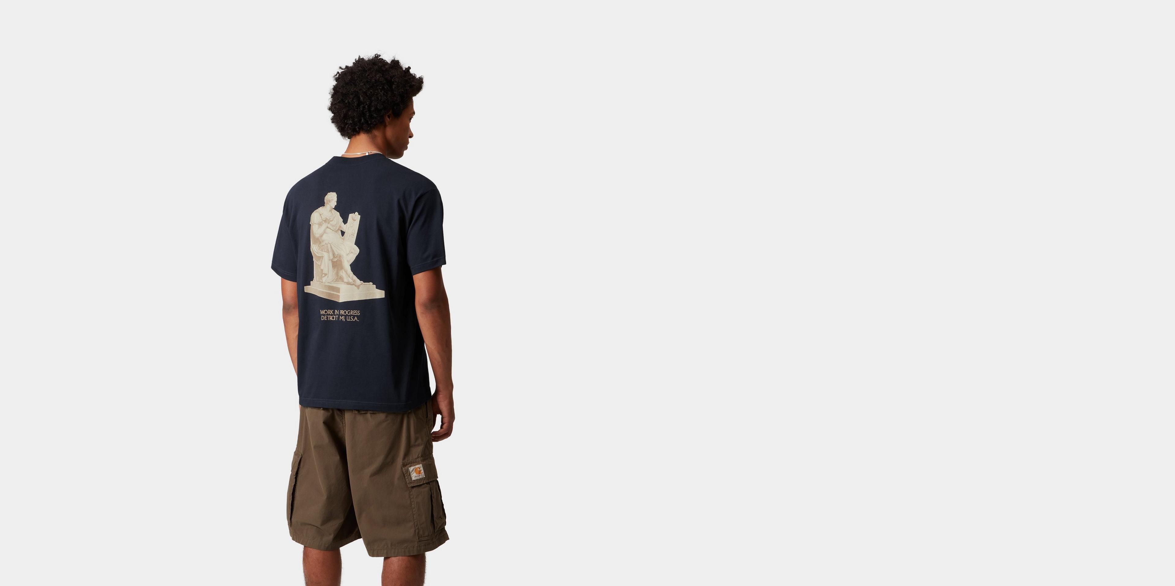 Carhartt WIP S/S Masterpiece T-Shirt, Air Force Blue | Official 