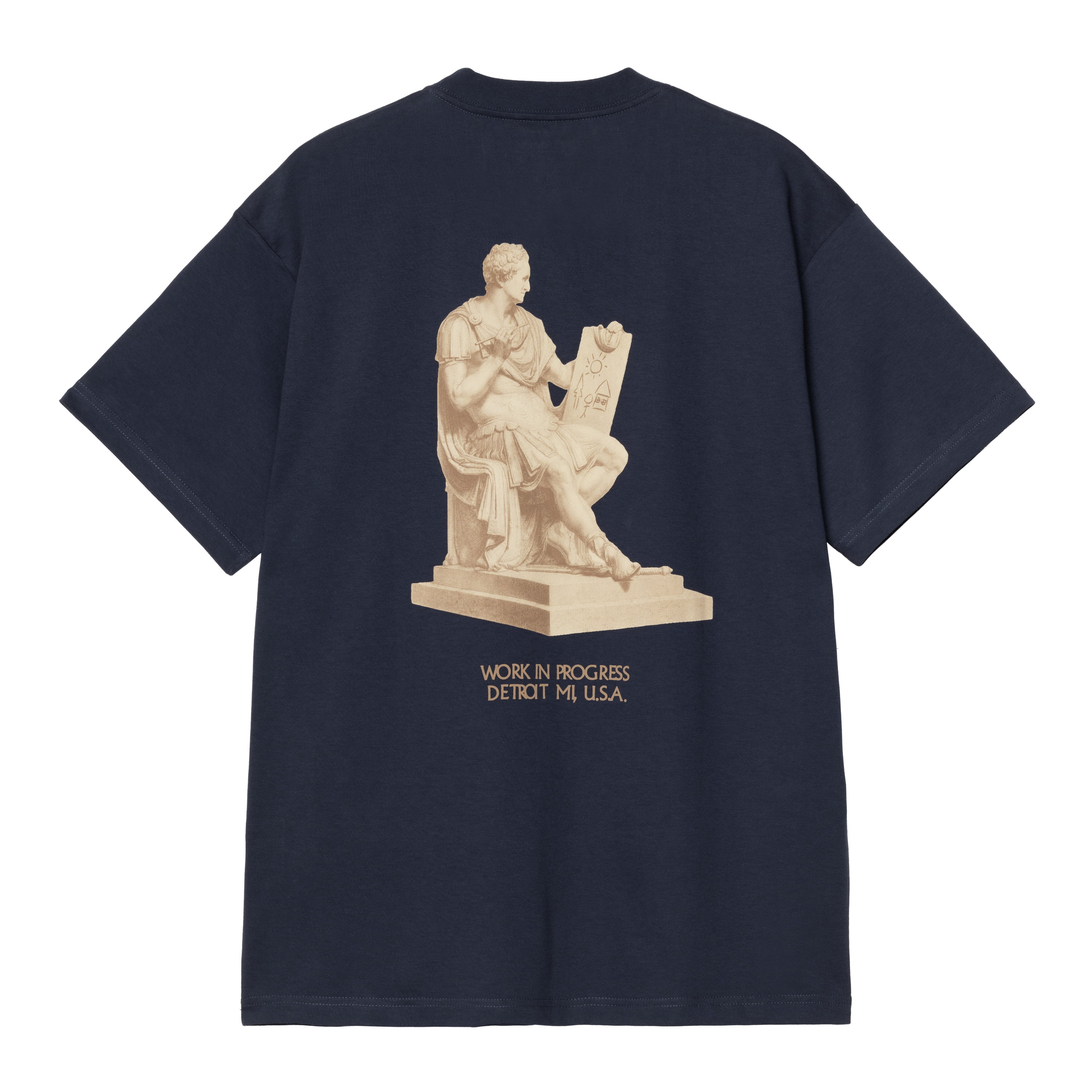 ★ドイツ発*carhartt WIP*新作*Masterpiece Tシャツ/FD★ Carhartt WIP S/S Masterpiece T-Shirt, Air Force Blue