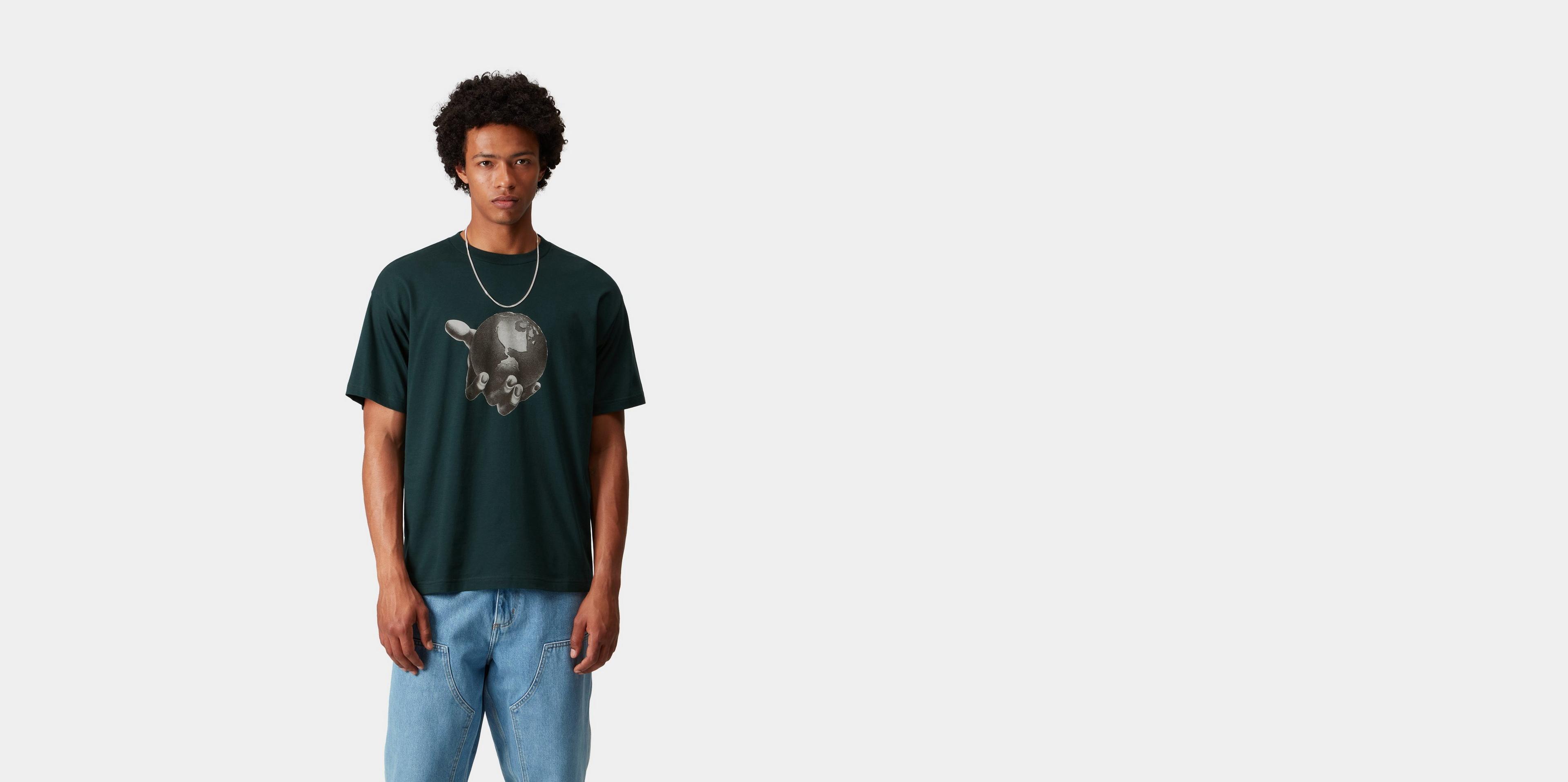 ★ドイツ発*carhartt WIP*新作*Saviour Tシャツ/DEEP LAGOON★ Carhartt WIP S/S Saviour T-Shirt, Deep Lagoon | Negozio