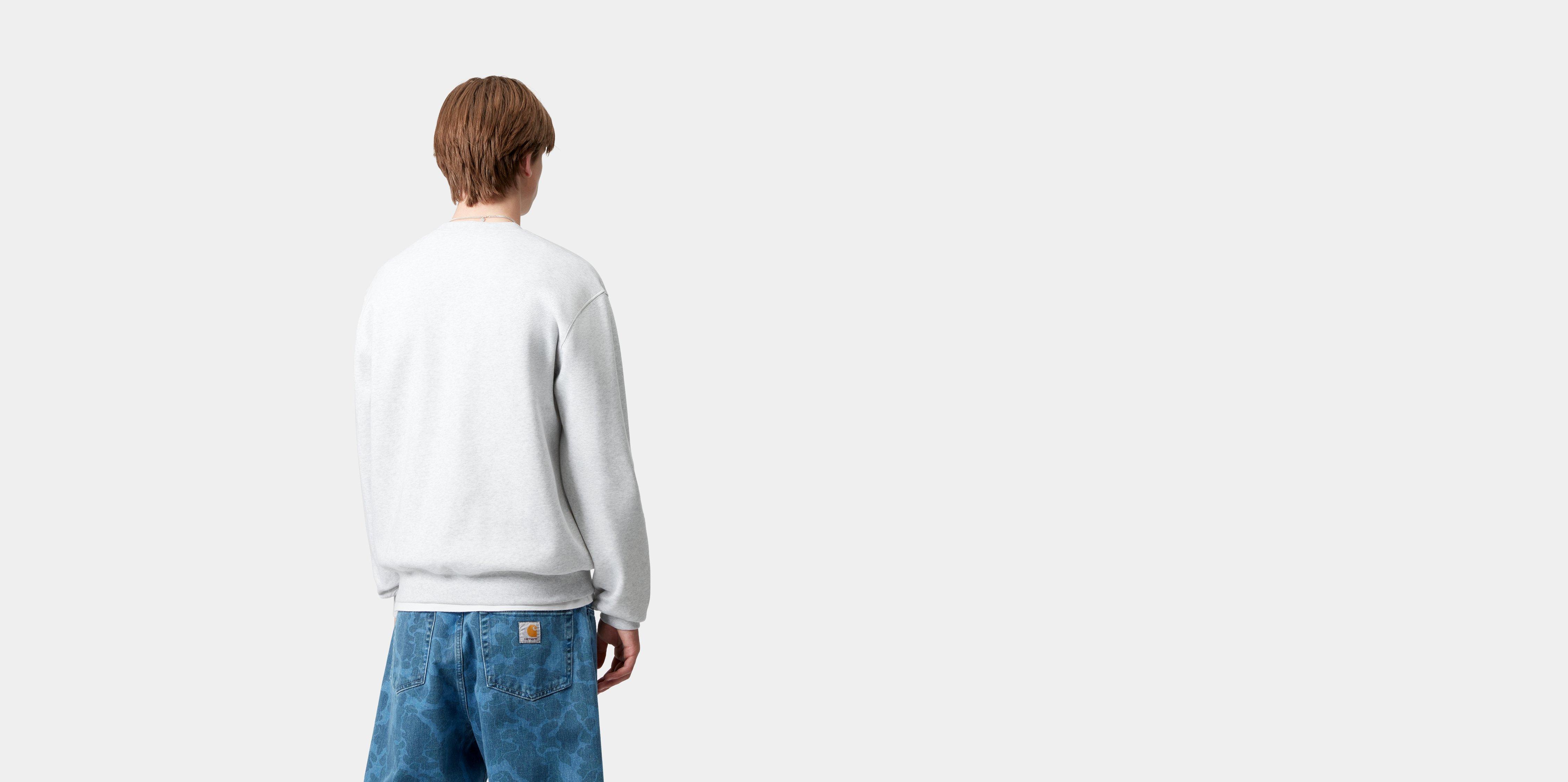 Carhartt WIP Masterpiece Sweatshirt, Ash Heather / Wolfsbane