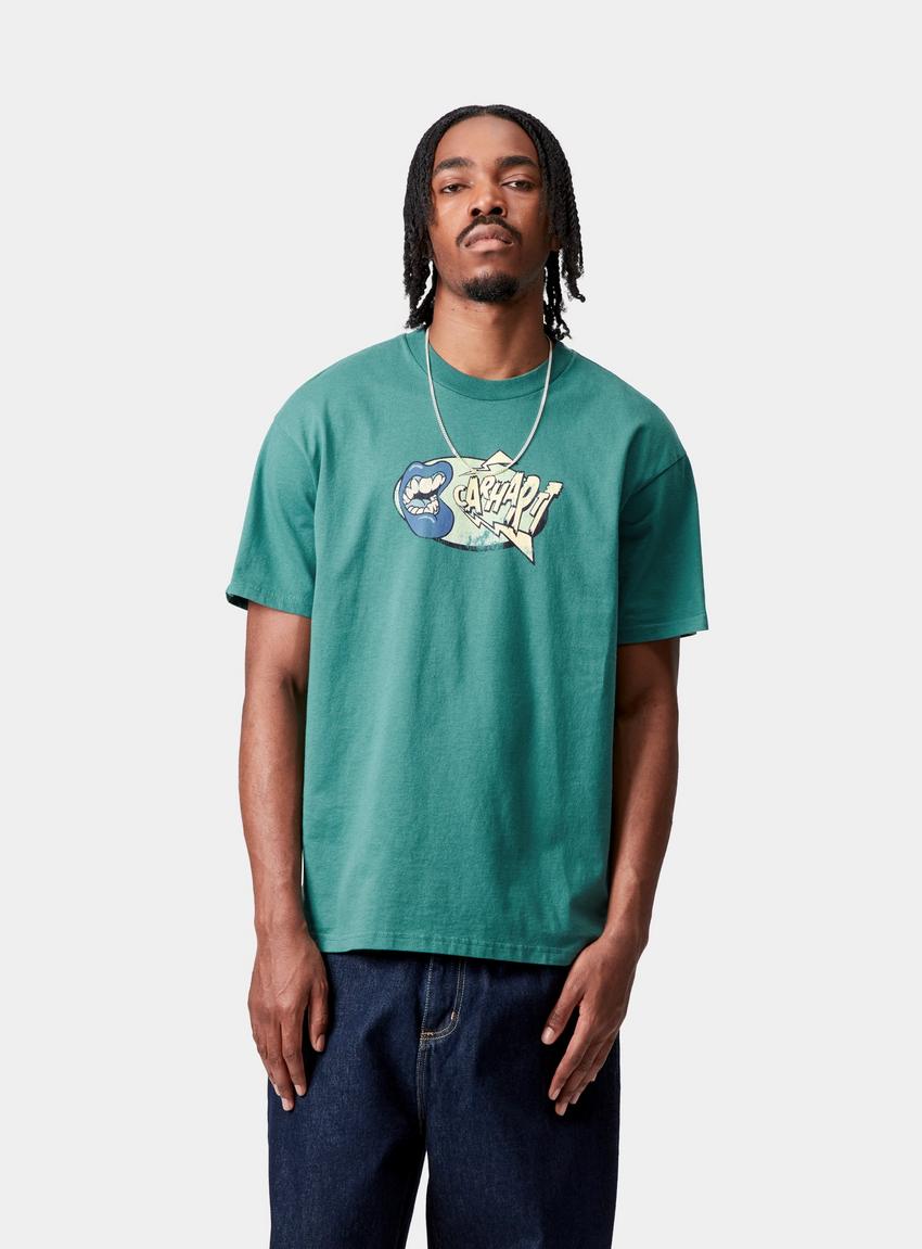 ★ドイツ発*carhartt WIP*新作*Louder Tシャツ/SAGUARO★ Carhartt WIP S/S Louder T-Shirt, Saguaro | Official Online Store