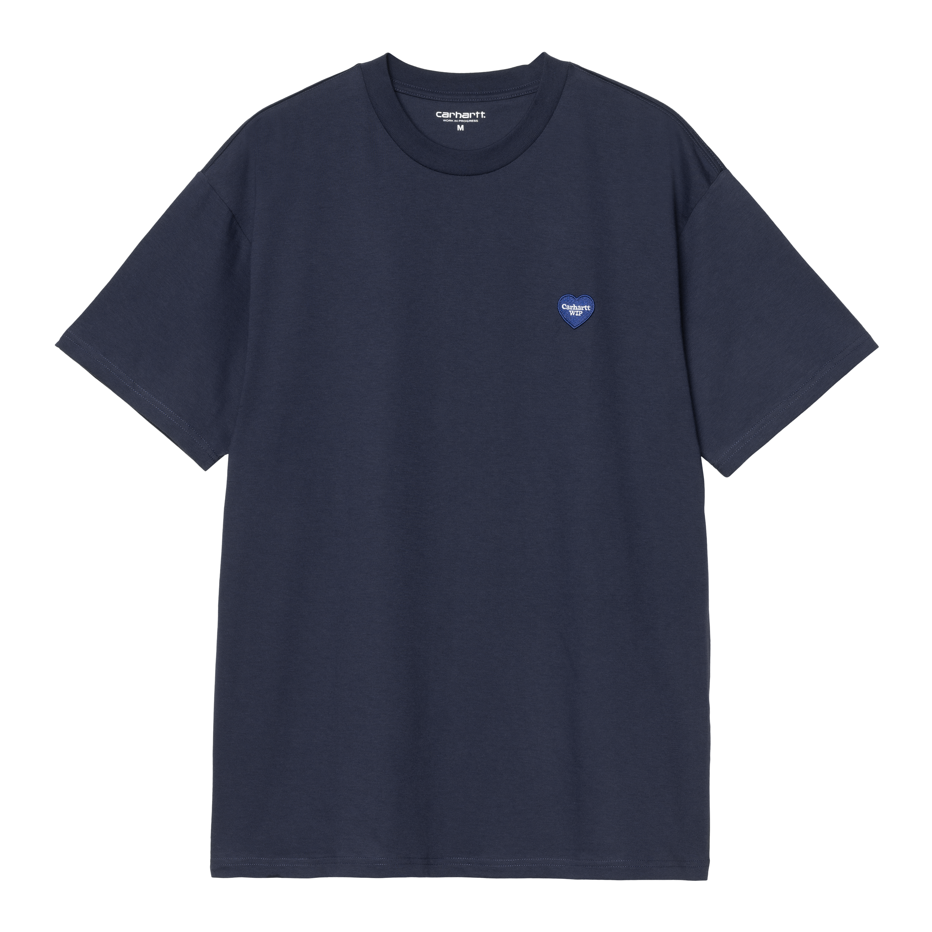 Carhartt WIP Short Sleeve Heart II Hartt T-Shirt in Blue
