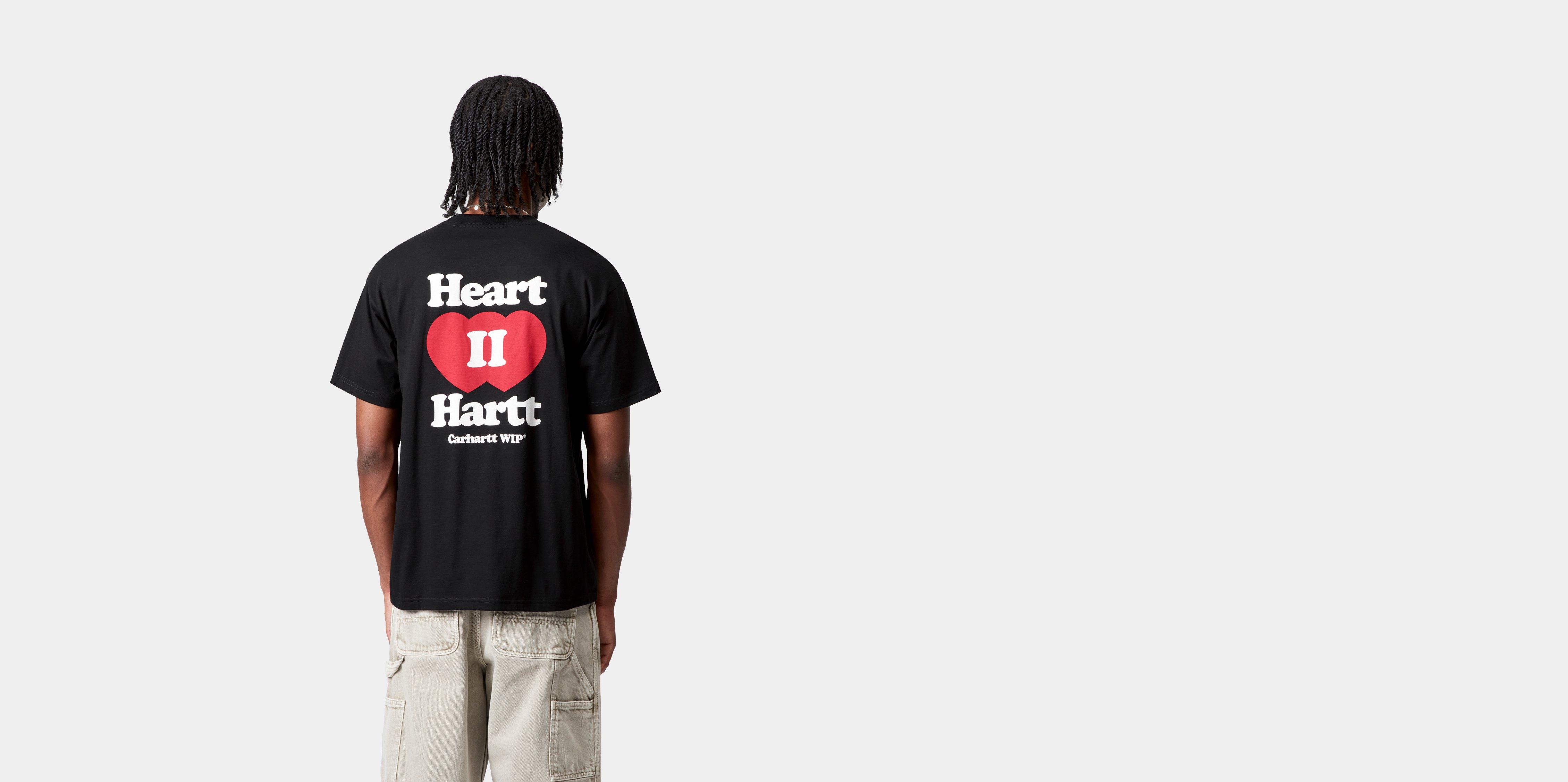【carhartt】\"S/S Heart II Hartt\"ハートパッチ 半袖Tシャツ/3色 Carhartt WIP Heart II Hartt T-Shirt | Blue – Page Heart II