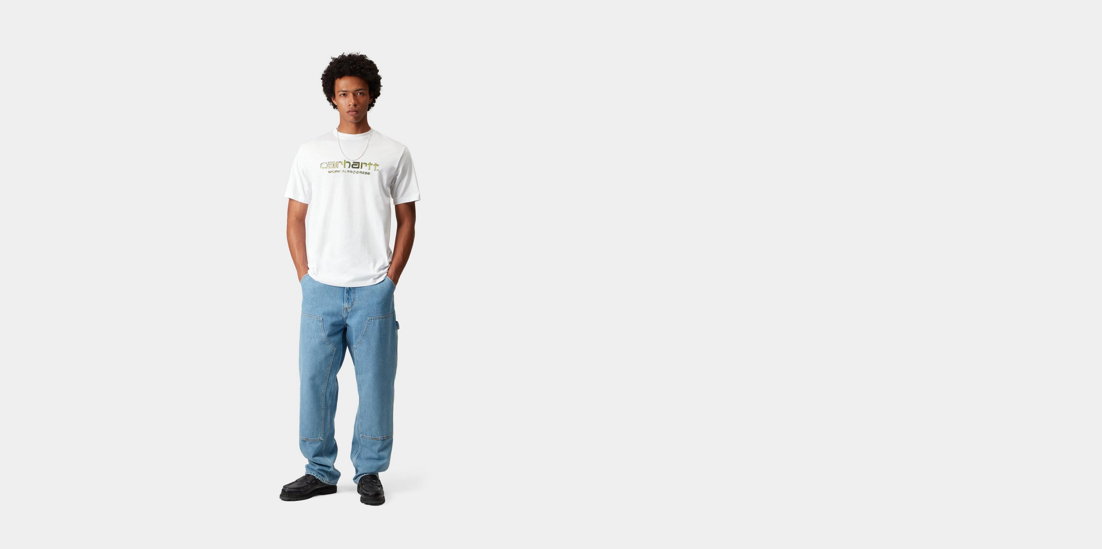 Carhartt WIP S/S Solar Chrome Script T-Shirt, White