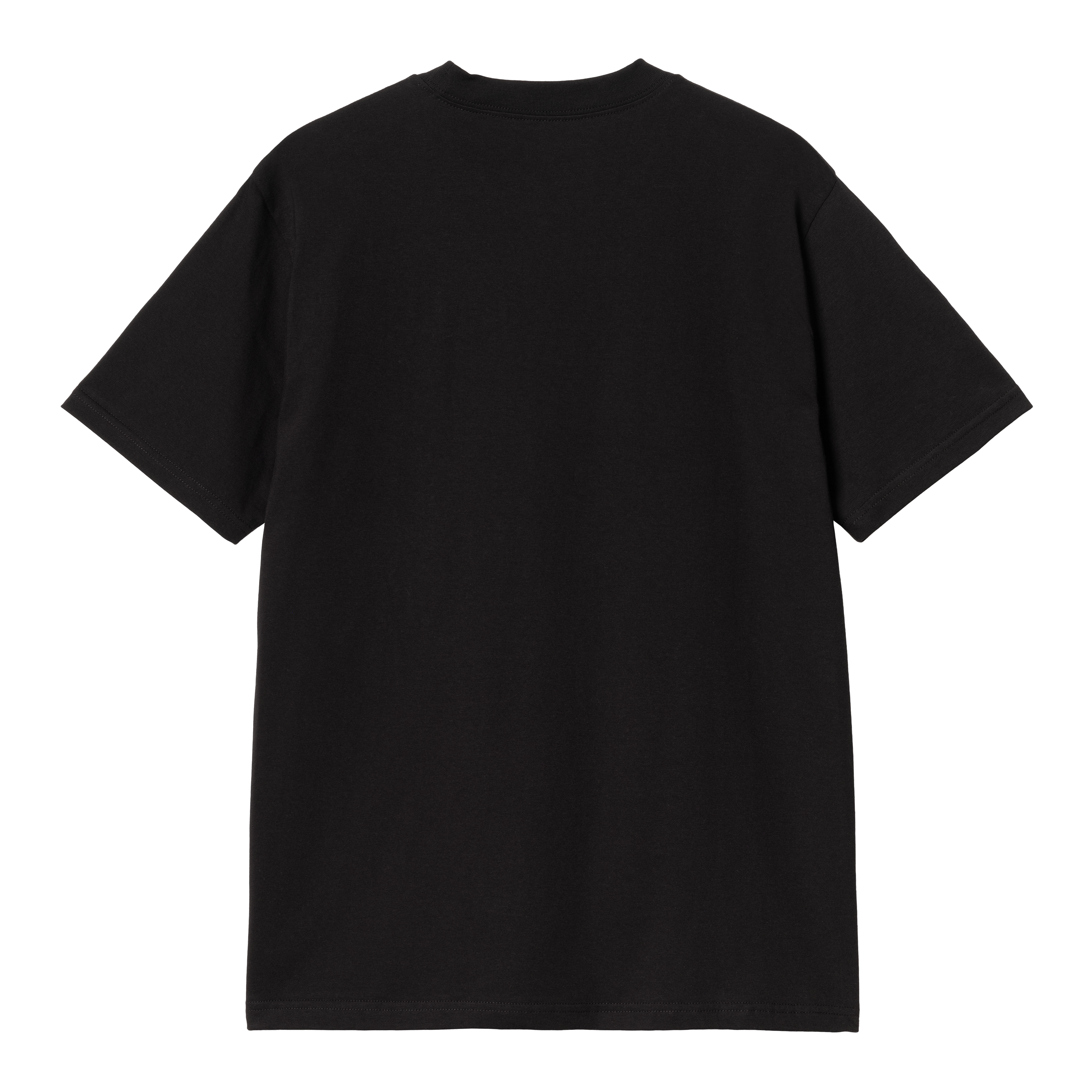 Carhartt WIP Short Sleeve Solar Chrome Script T-Shirt in Black