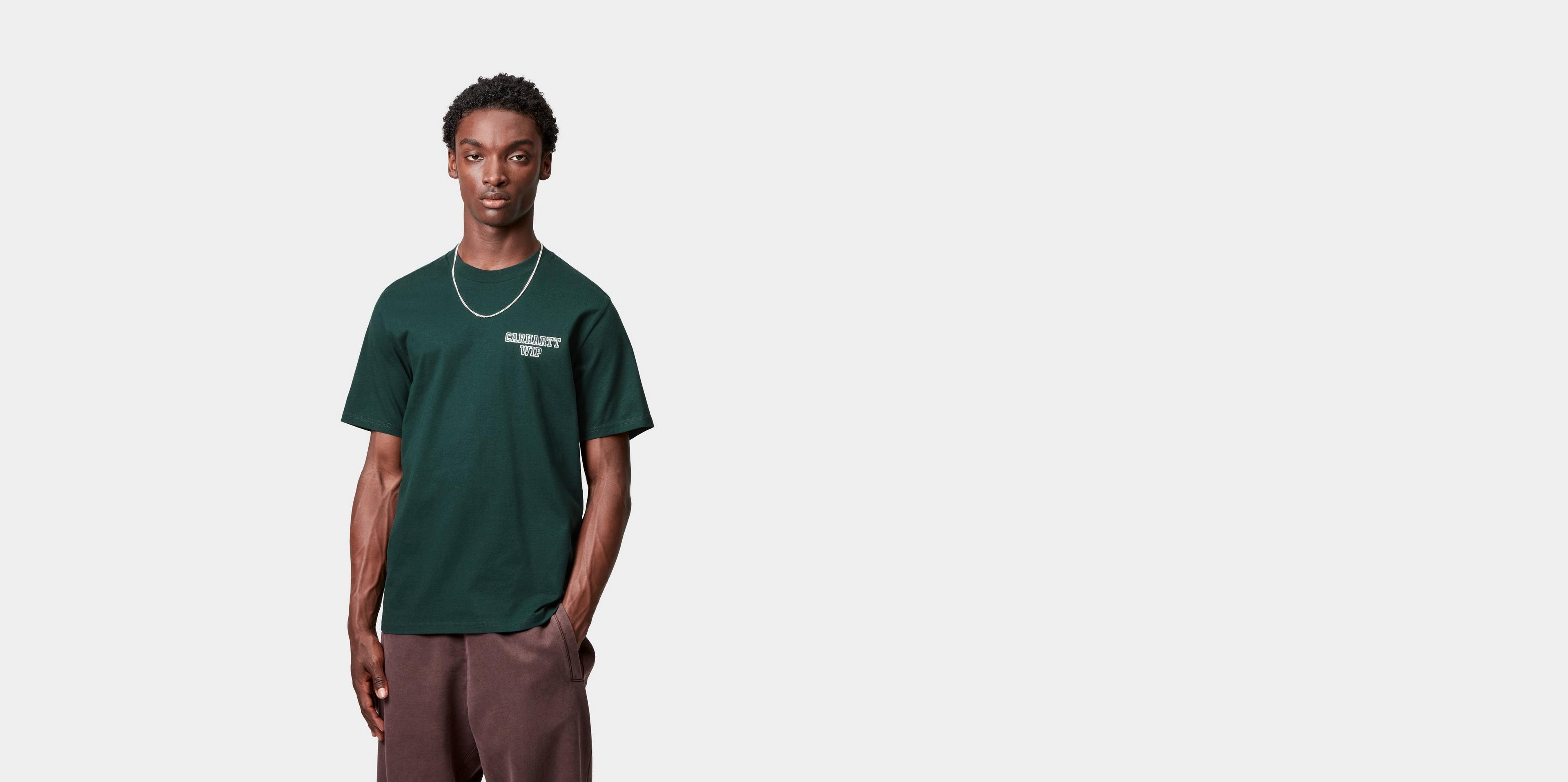 Carhartt WIP S/S Alumni T-Shirt, Dark Fir | Official Online