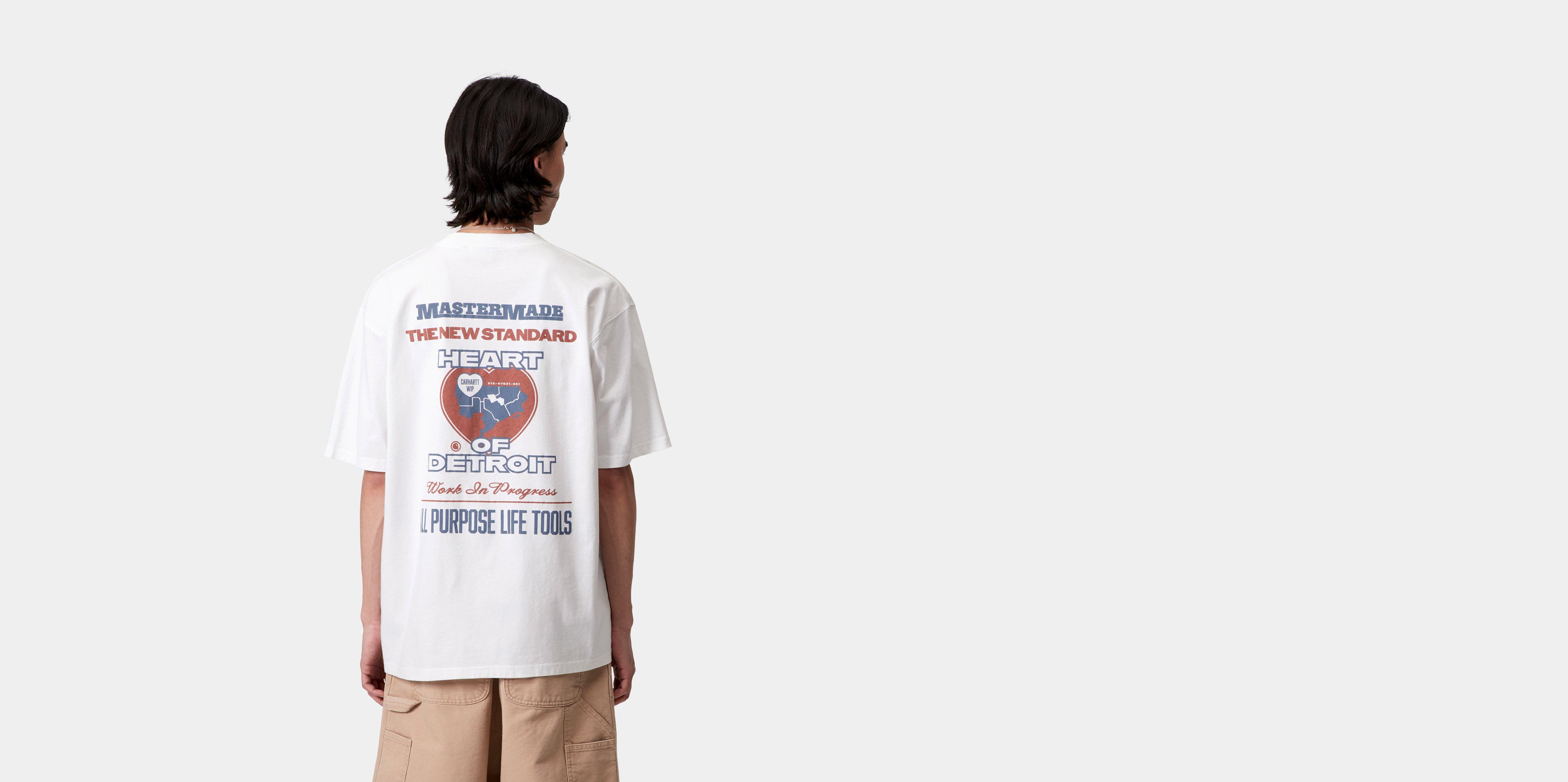【Carhartt】 ★ S/S ARCAN T-SHIRT ★ WHITE & DUSTY H BROWN Carhartt S/S Arcan T-Shirt Dusty H Brown T-shirts : Snowleader