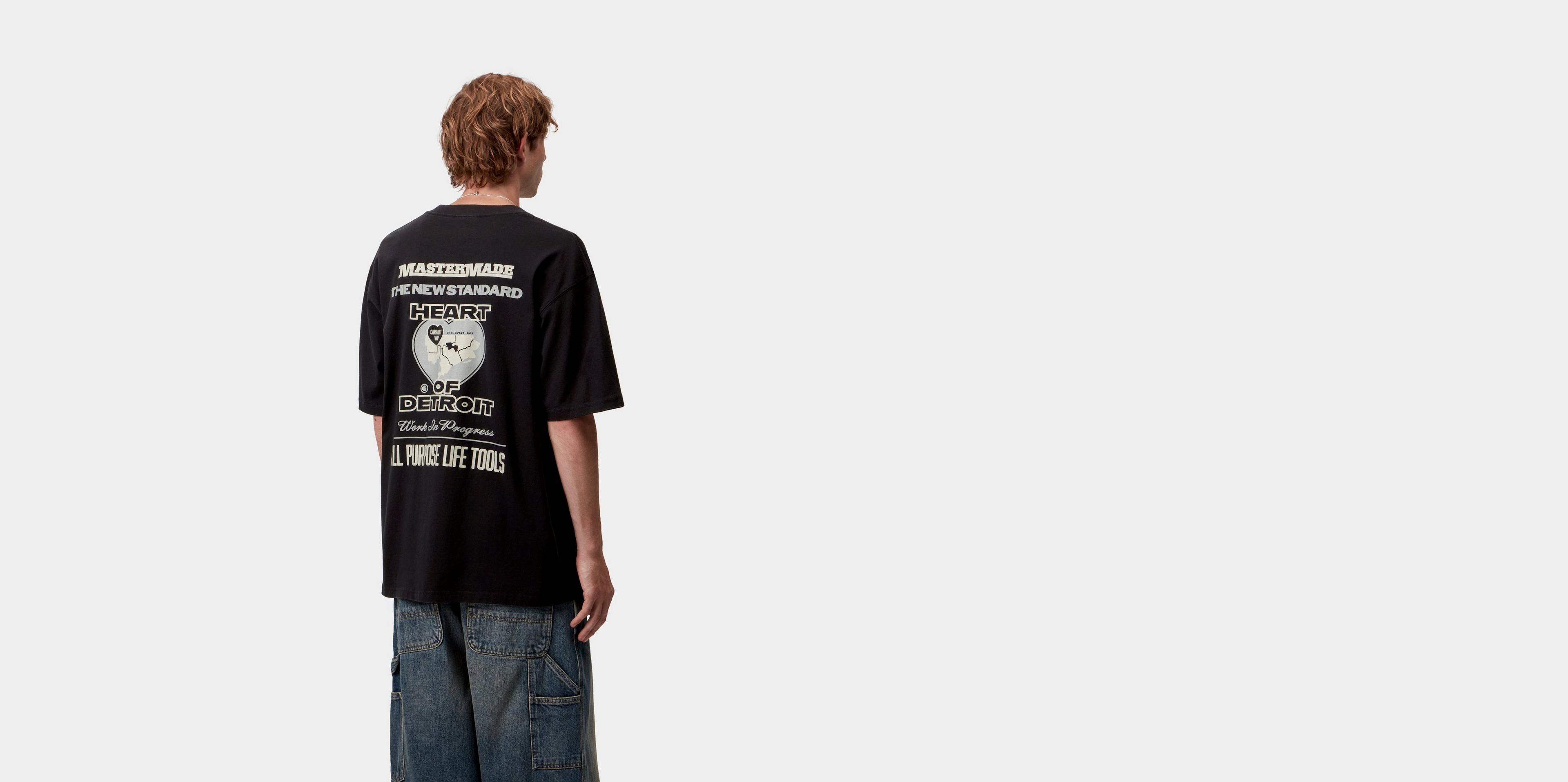 ★2023SS新作★CARHARTT★S/S BASE T-SHIRT Carhartt WIP S/S Base T-Shirt, White / Black | Official